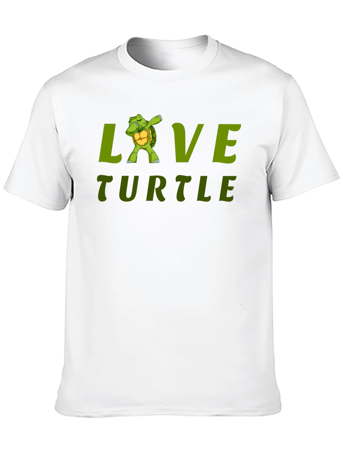 Black Love Turtle Black T-Shirt view 10