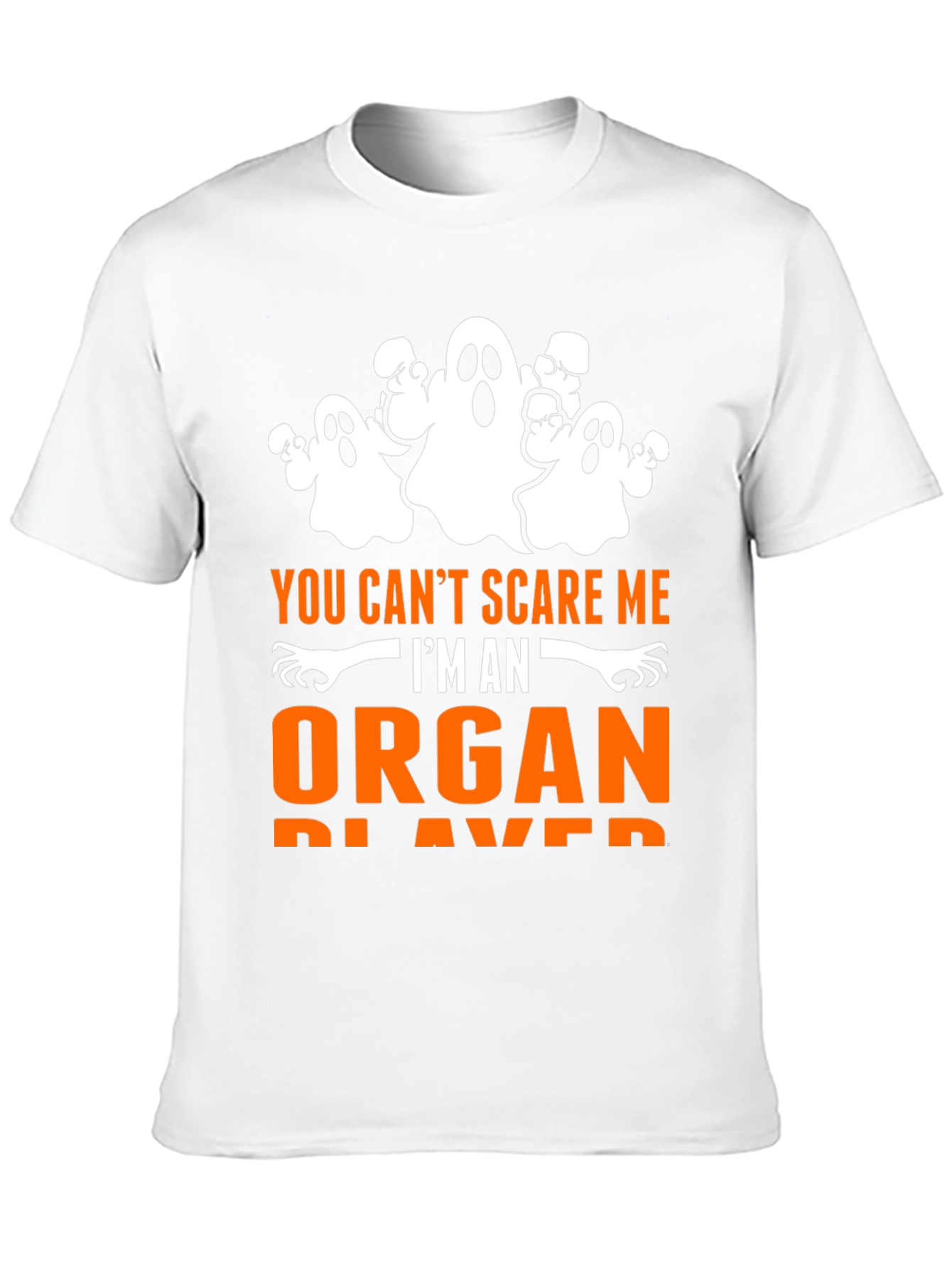 Black Funny Organ Player Halloween T-Shirt  view 10