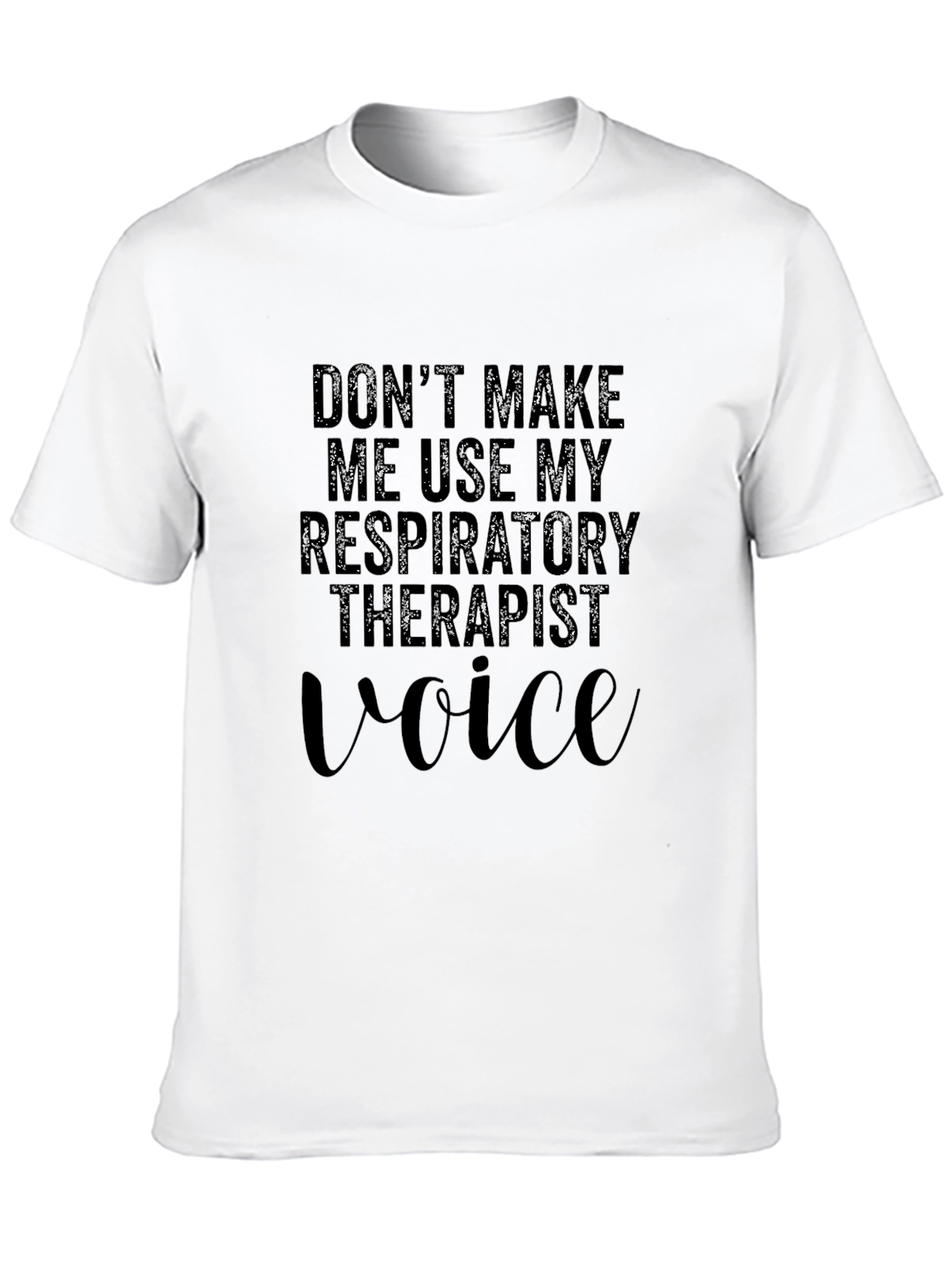 Black Respiratory Therapist Voice T-Shirt Funny Gift view 10