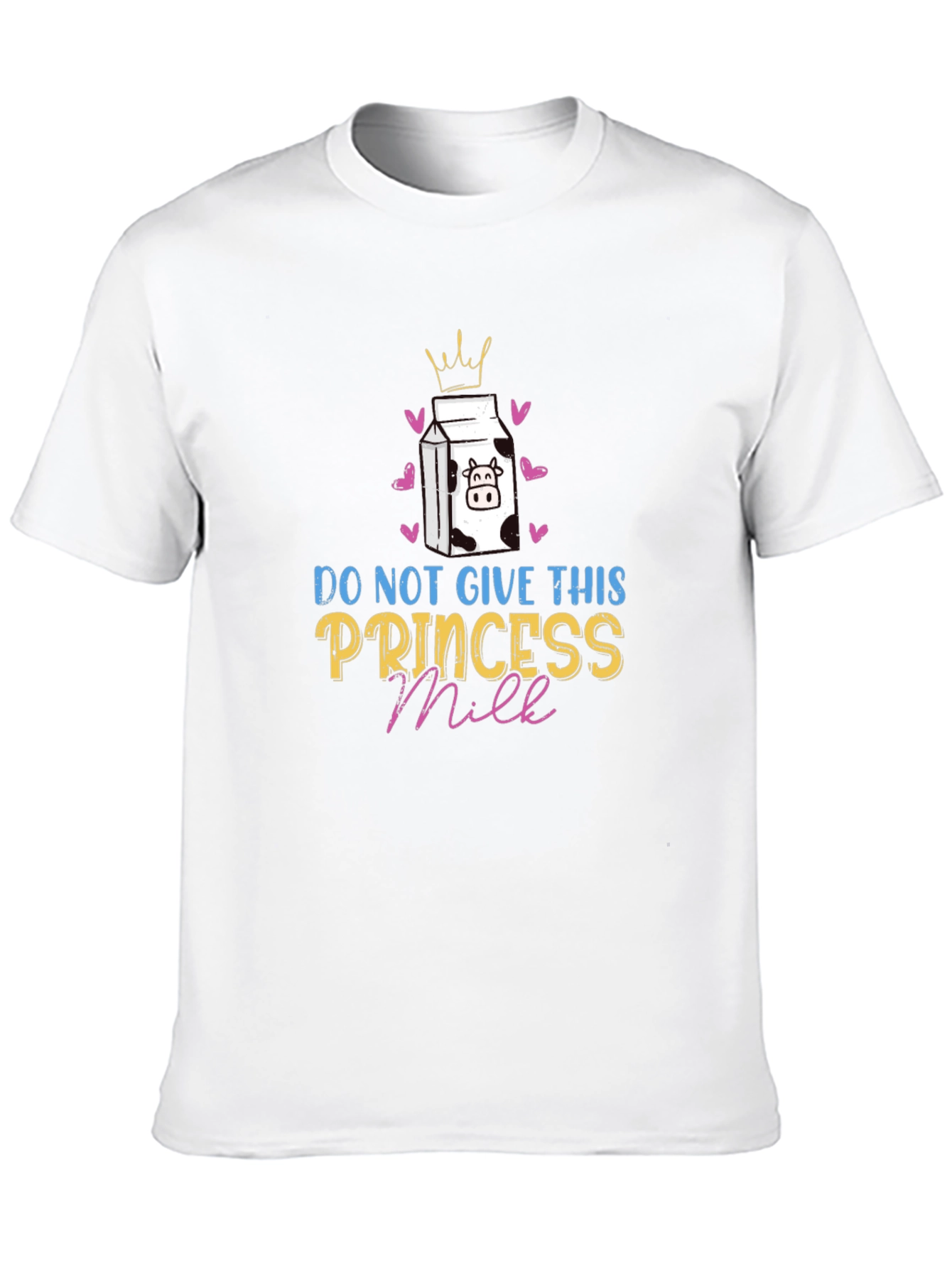 Black Do Not Give This Princess Milk T-Shirt view 10