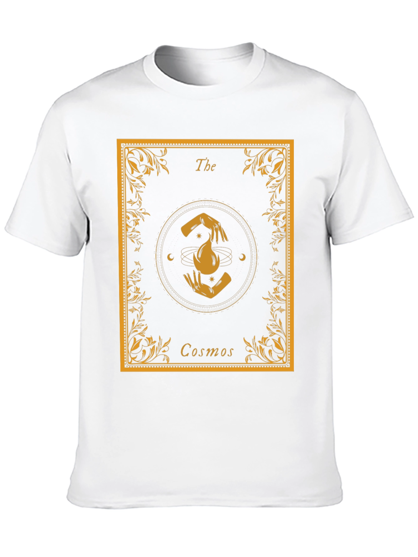 Black The Cosmos Graphic T-Shirt - Unisex Black Tee view 10