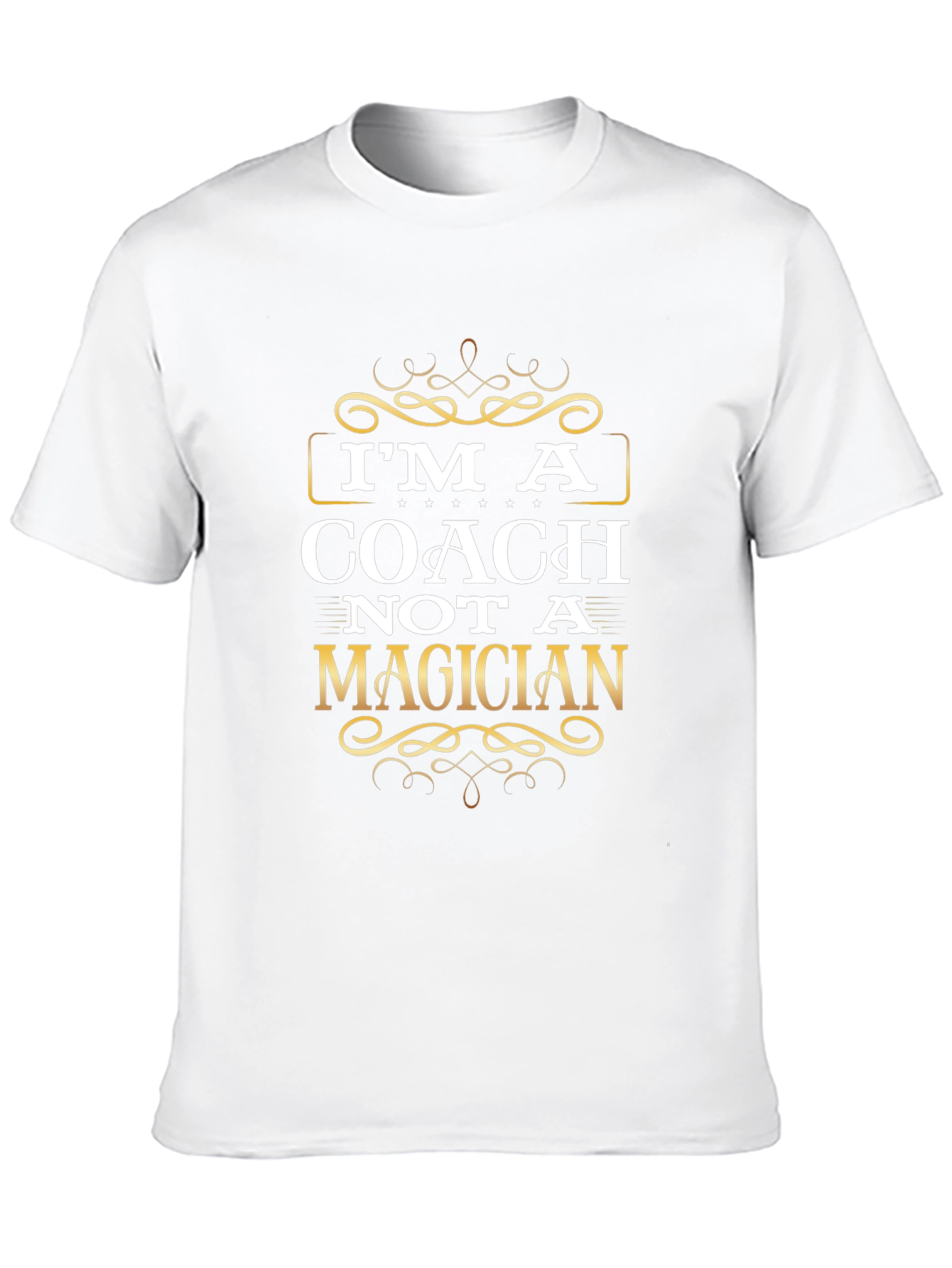 Black I'm a Coach Not a Magician Graphic T-Shirt view 10
