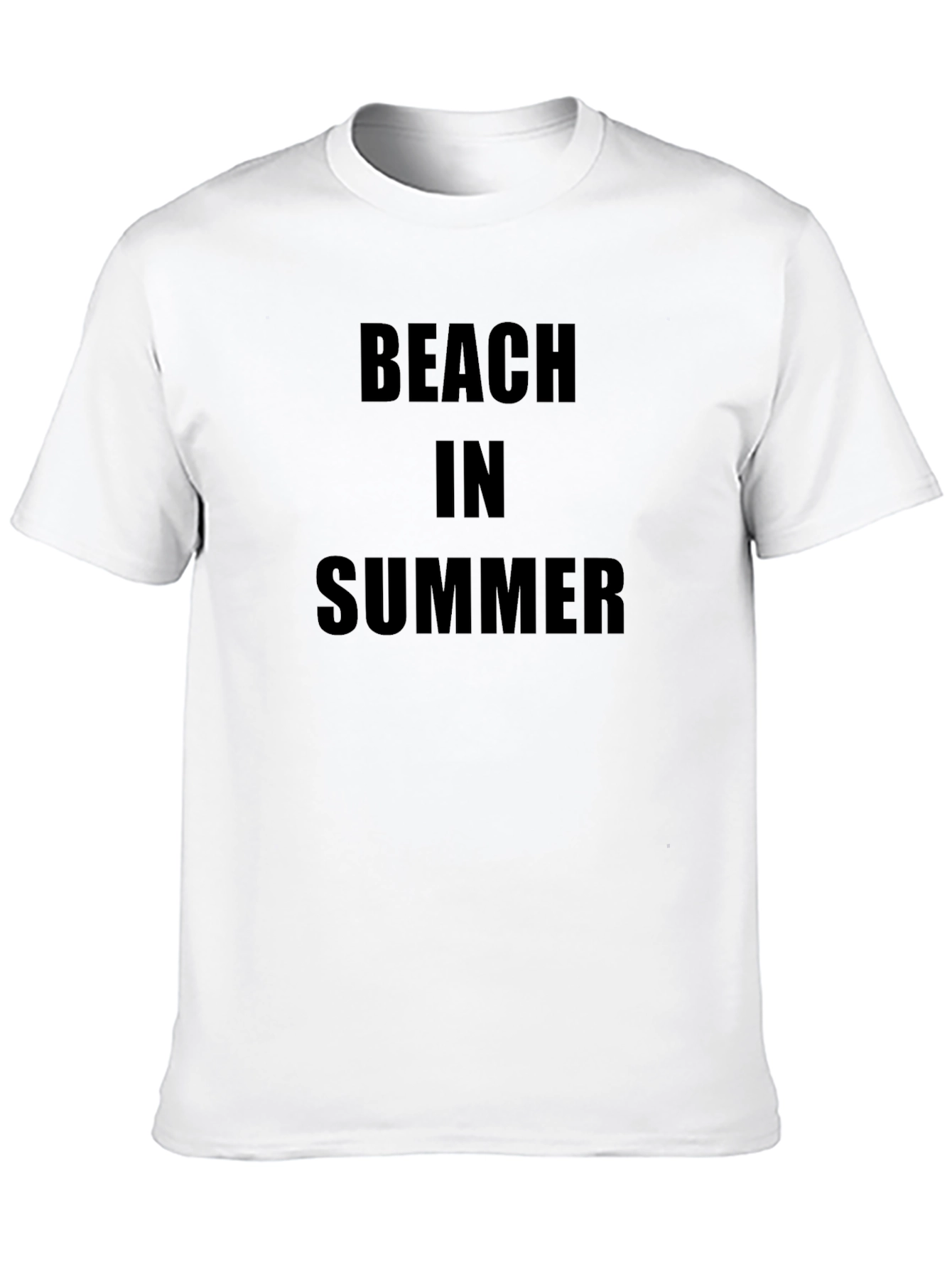 Black Beach In Summer Black T-Shirt view 10