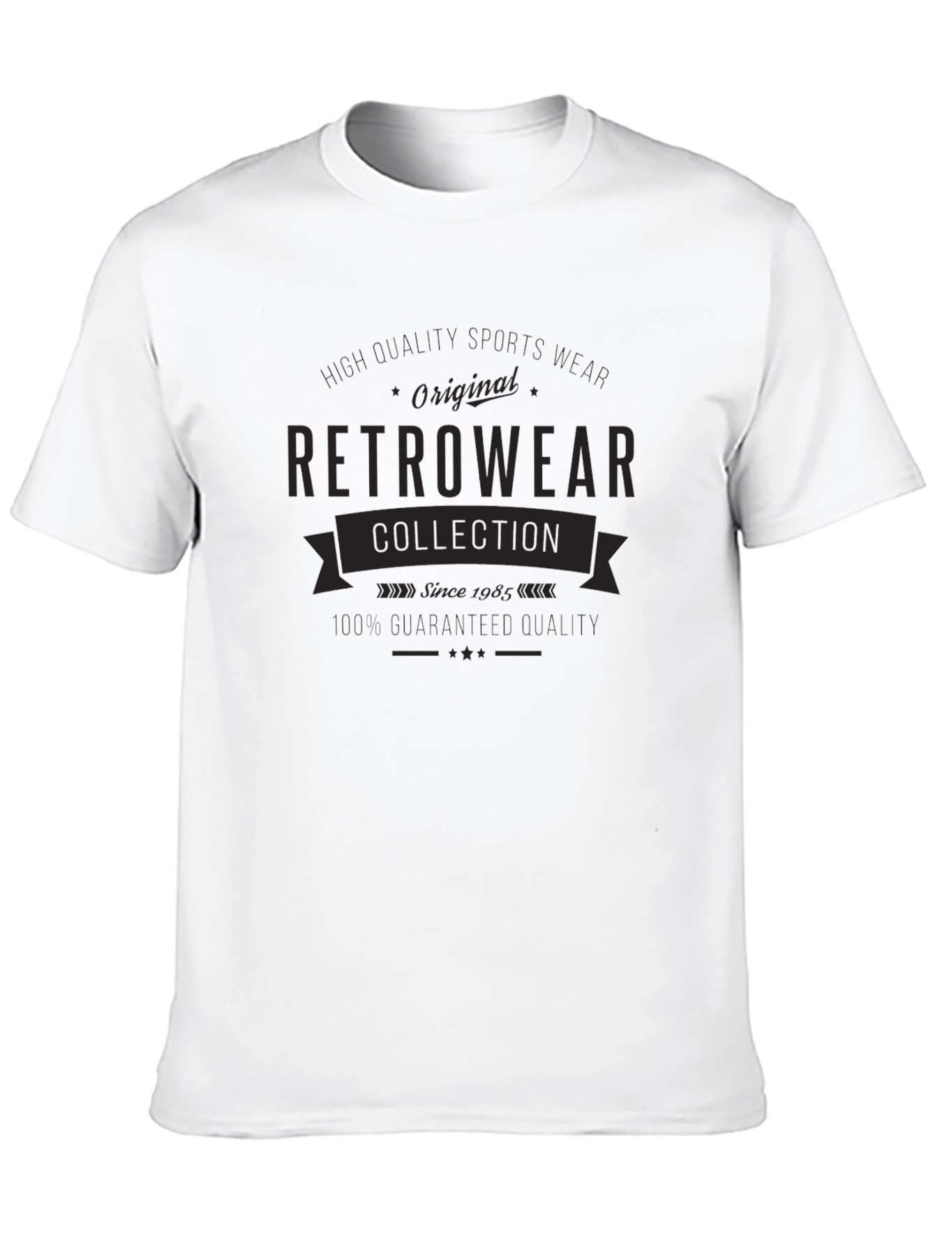 Black Retro Wear Collection T-Shirt view 10