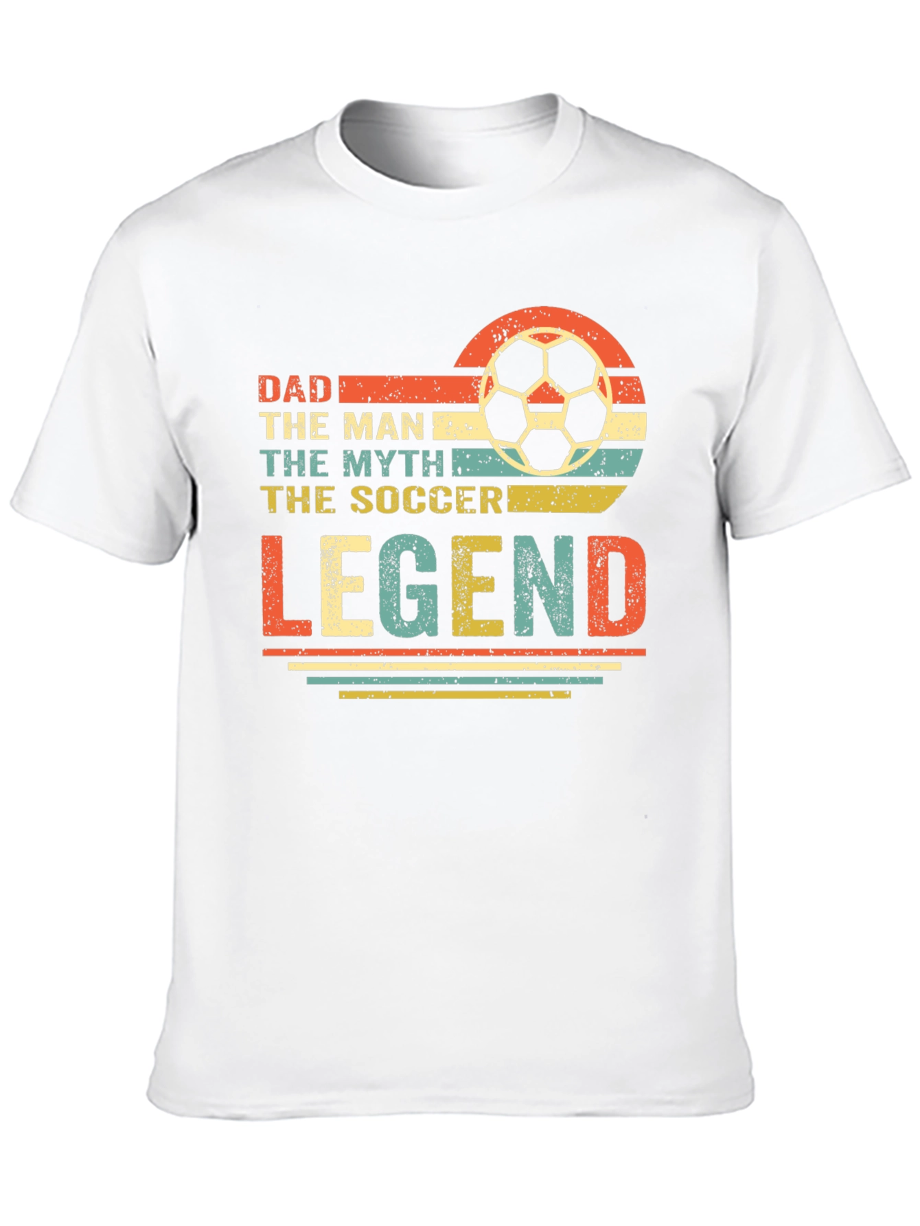 Black Dad Soccer Legend T-Shirt view 10
