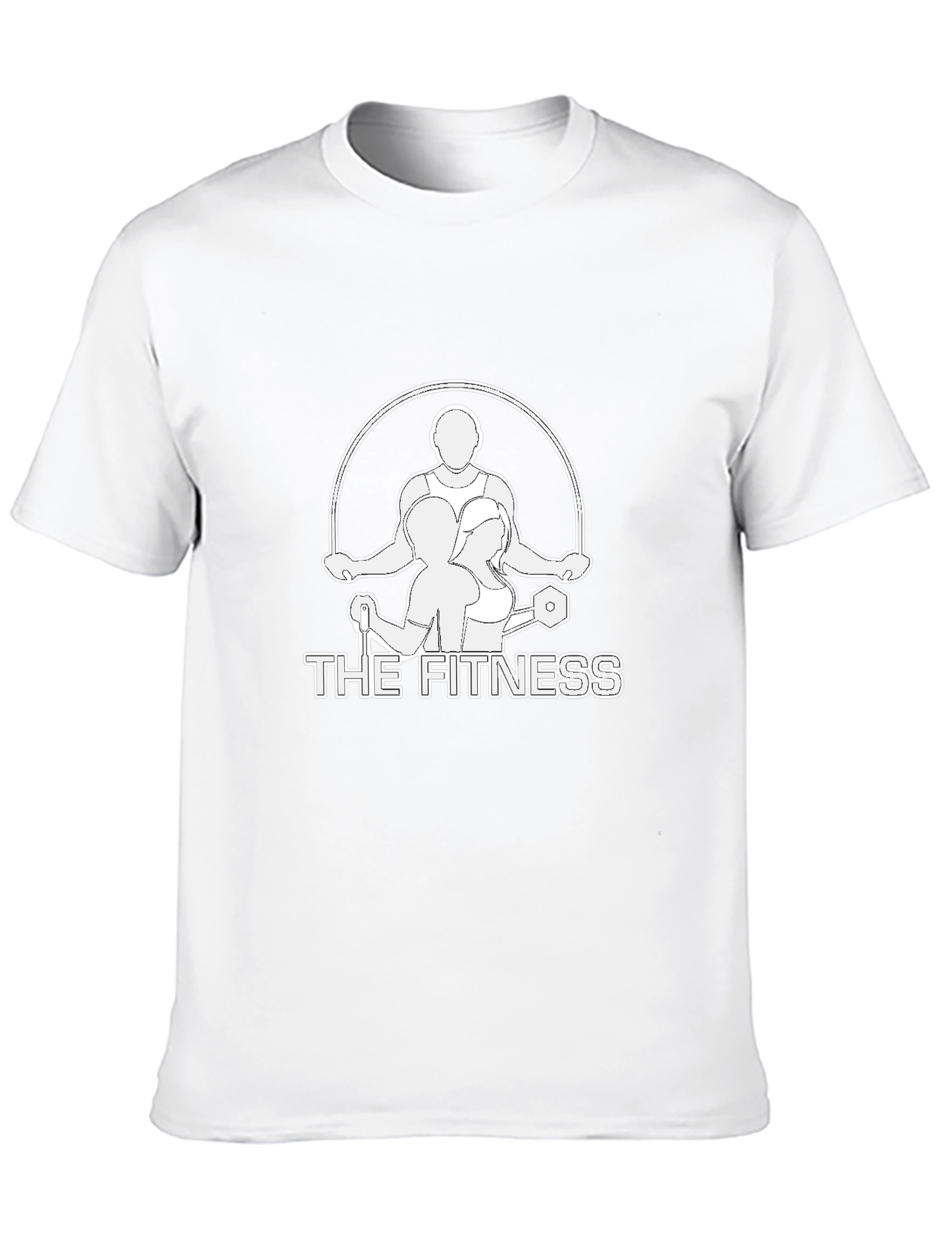 Black Fitness Graphic Tee - Black Gym Workout Shirt view 10