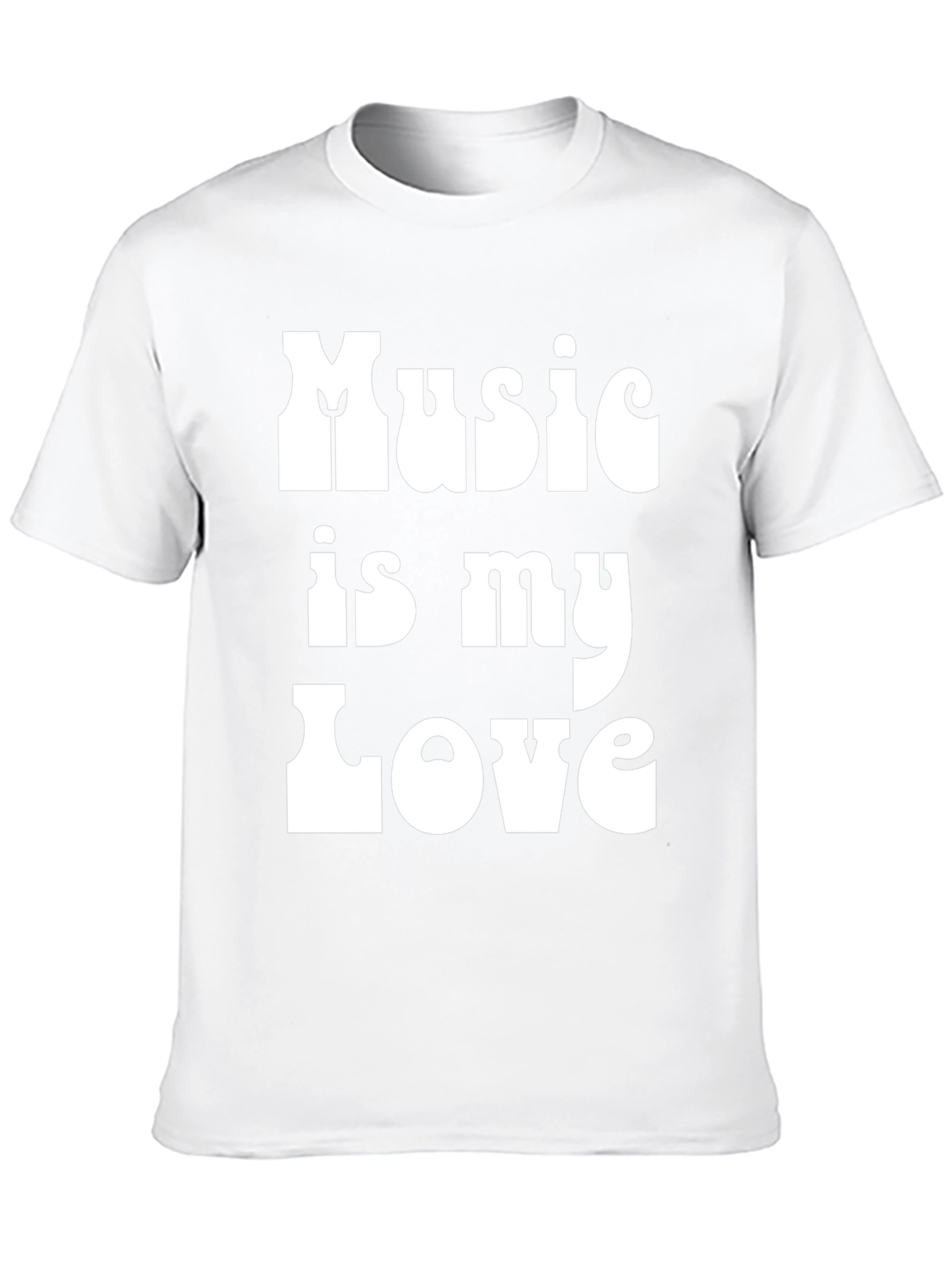 Black Music is My Love Black Graphic Tee view 10