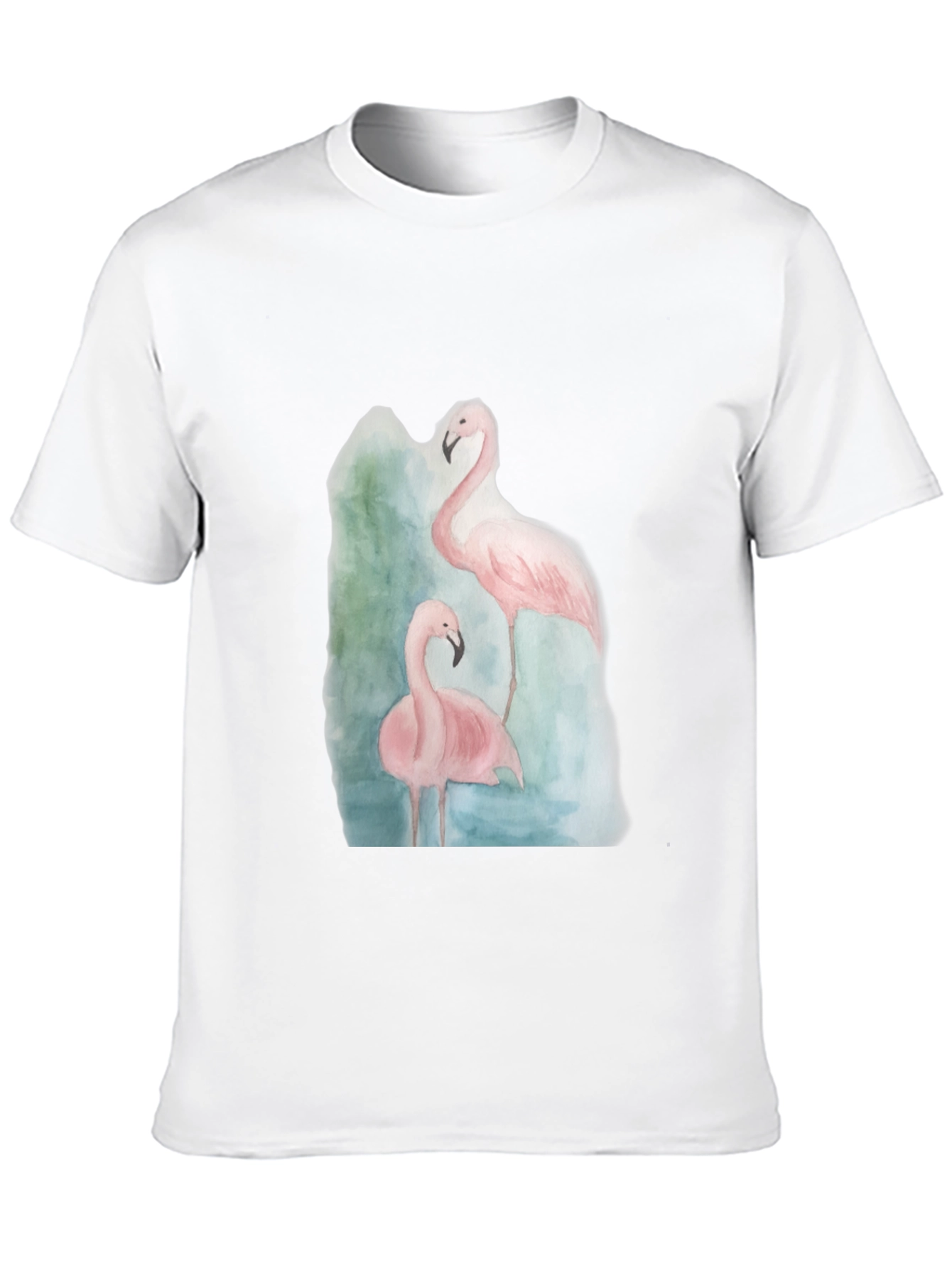 Black Flamingo Graphic Tee - Black Cotton Casual Shirt view 10