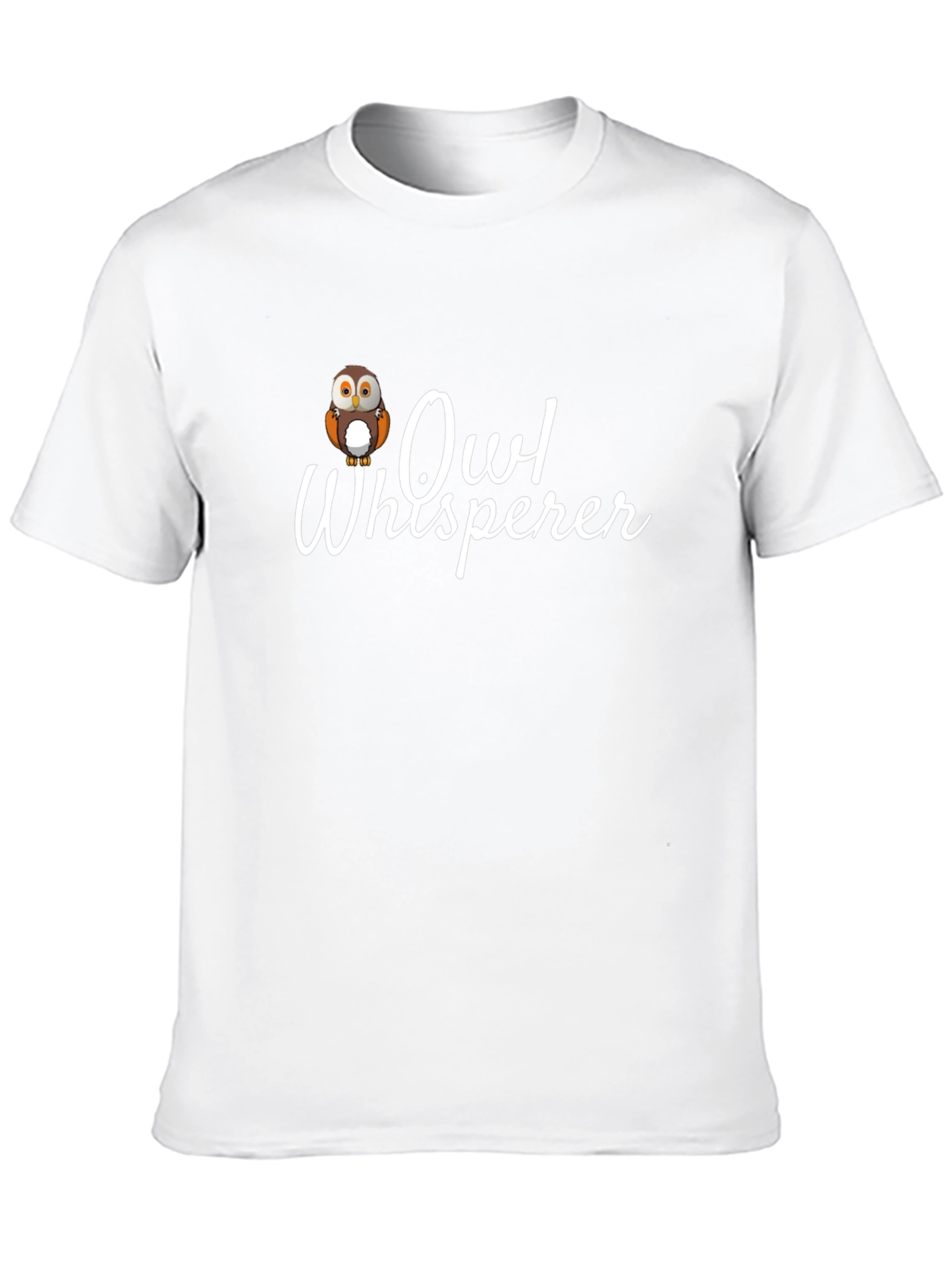 Black Owl Whisperer Graphic Tee - Black Cotton T-Shirt view 10