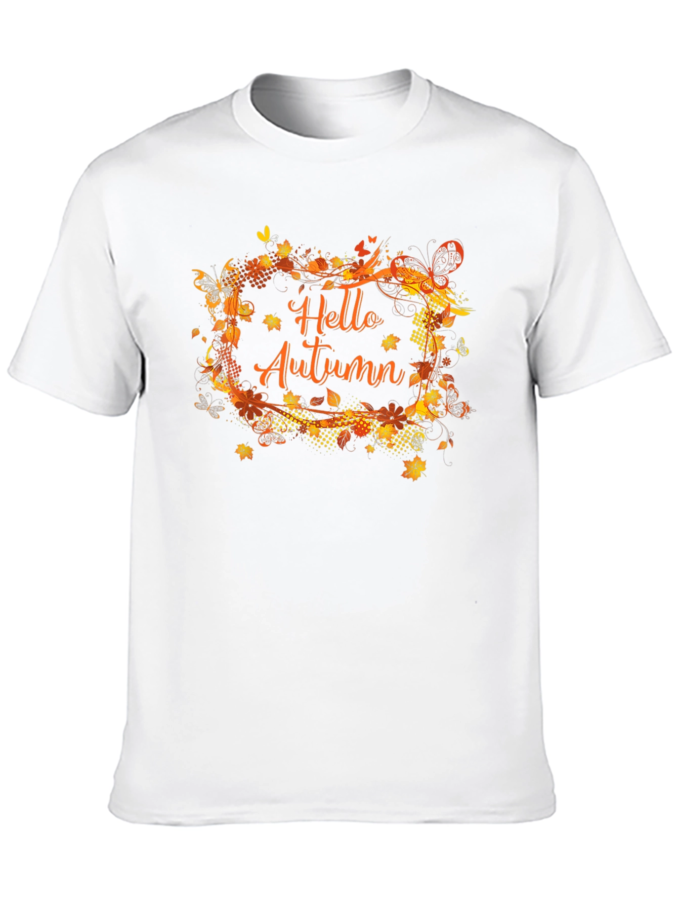 Black Hello Autumn Graphic Tee view 10