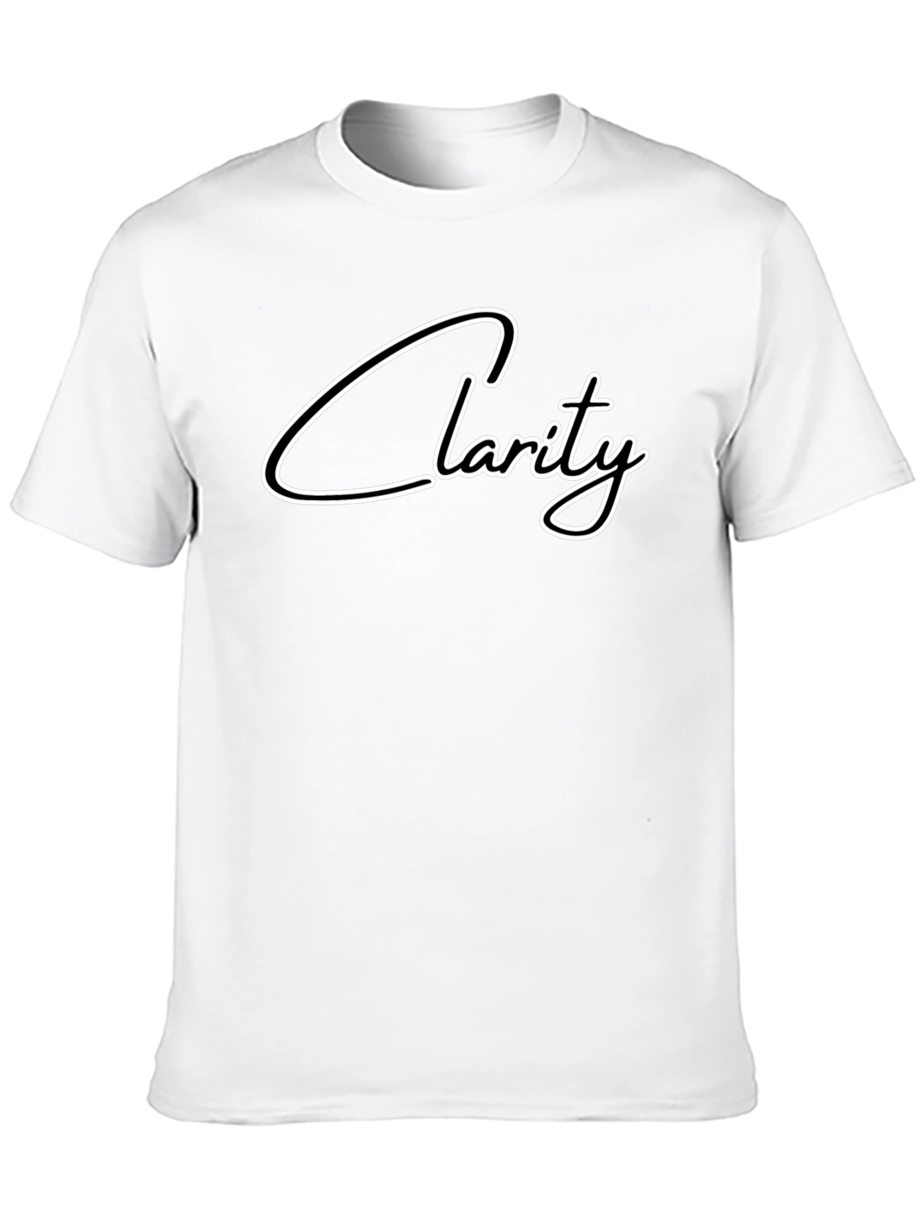 Black Clarity Graphic Tee - Stylish Black T-Shirt view 10