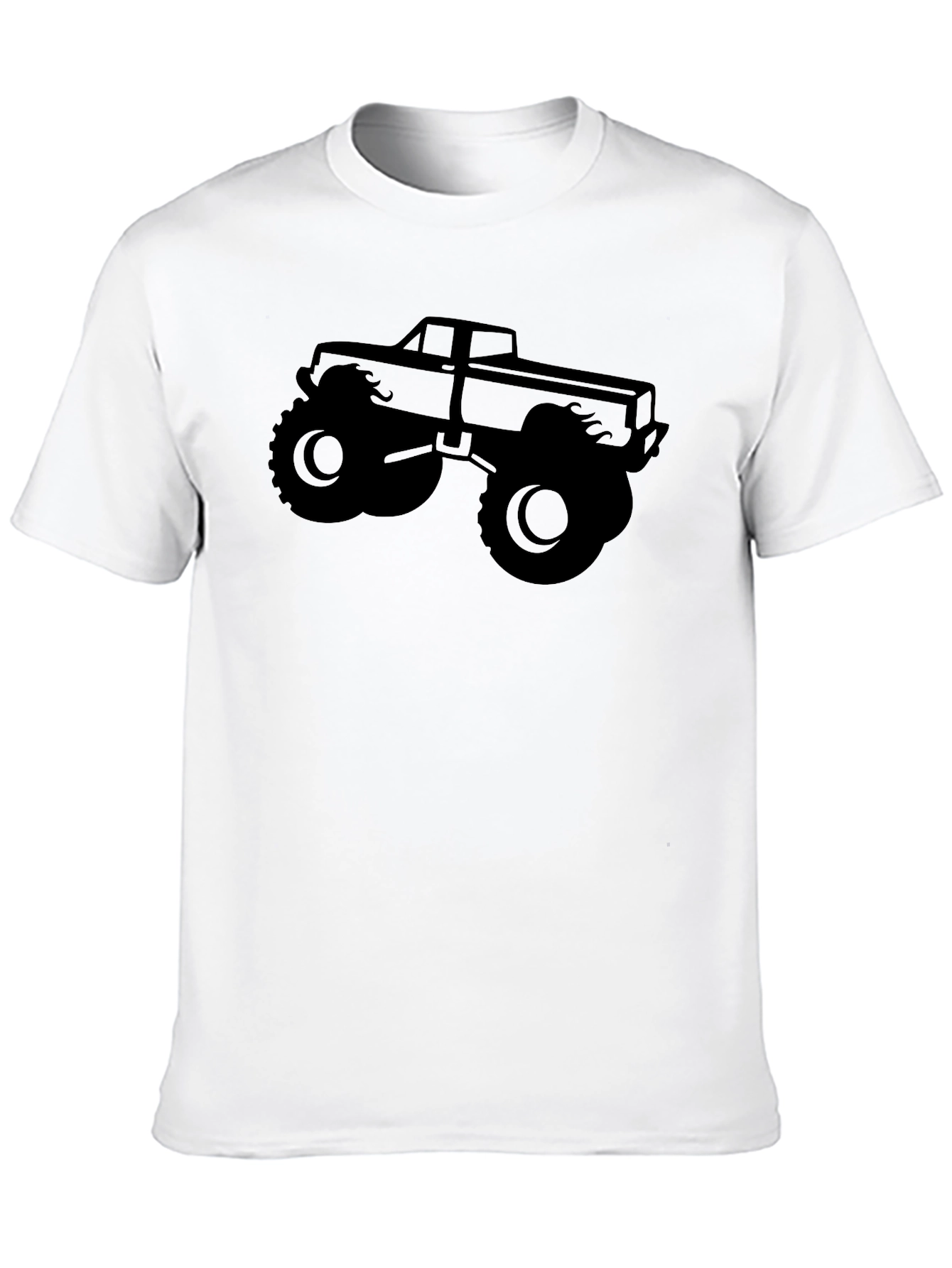 Black Monster Truck Graphic T-Shirt view 10
