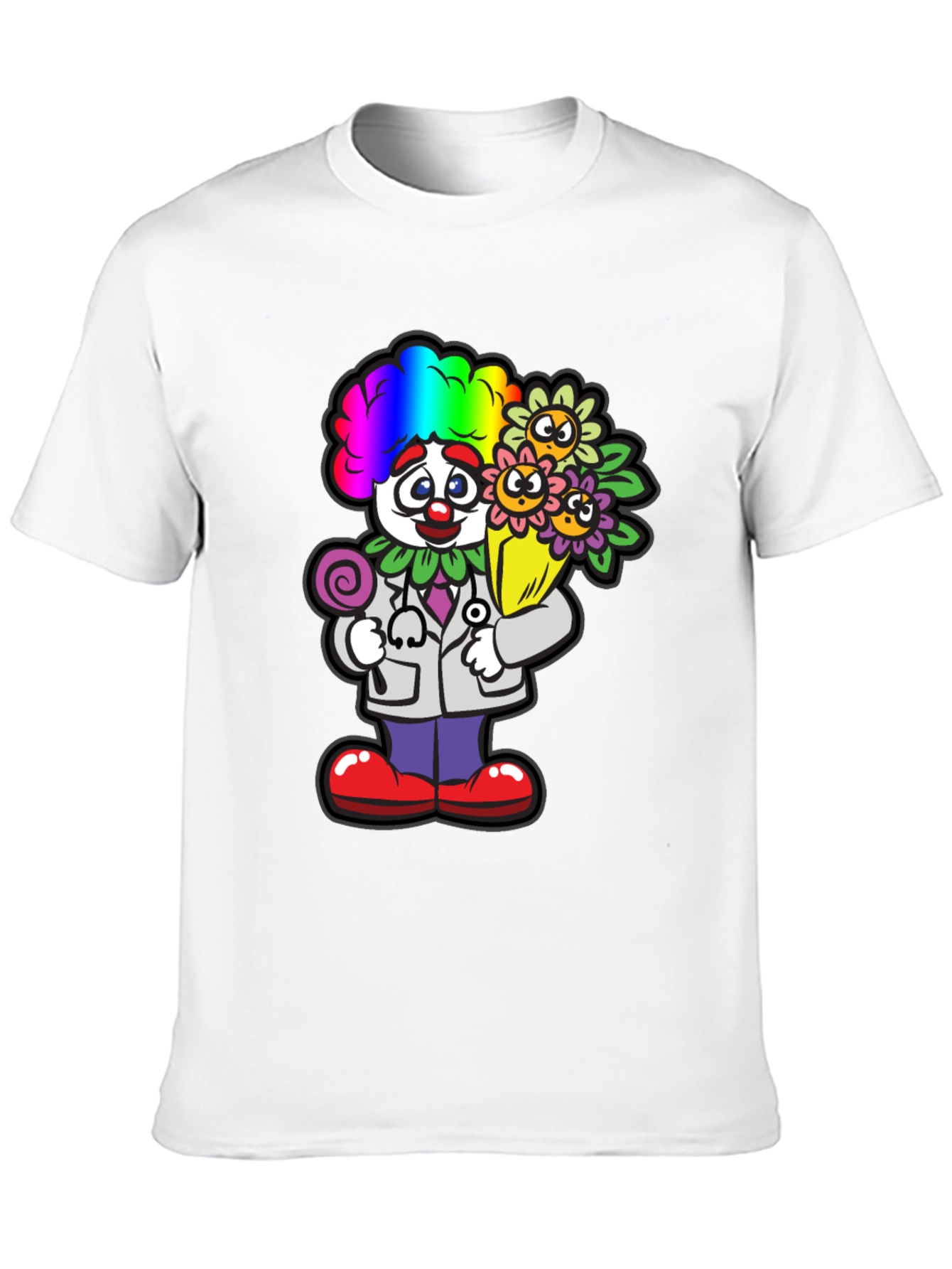 Black Clown Doctor T-Shirt view 10