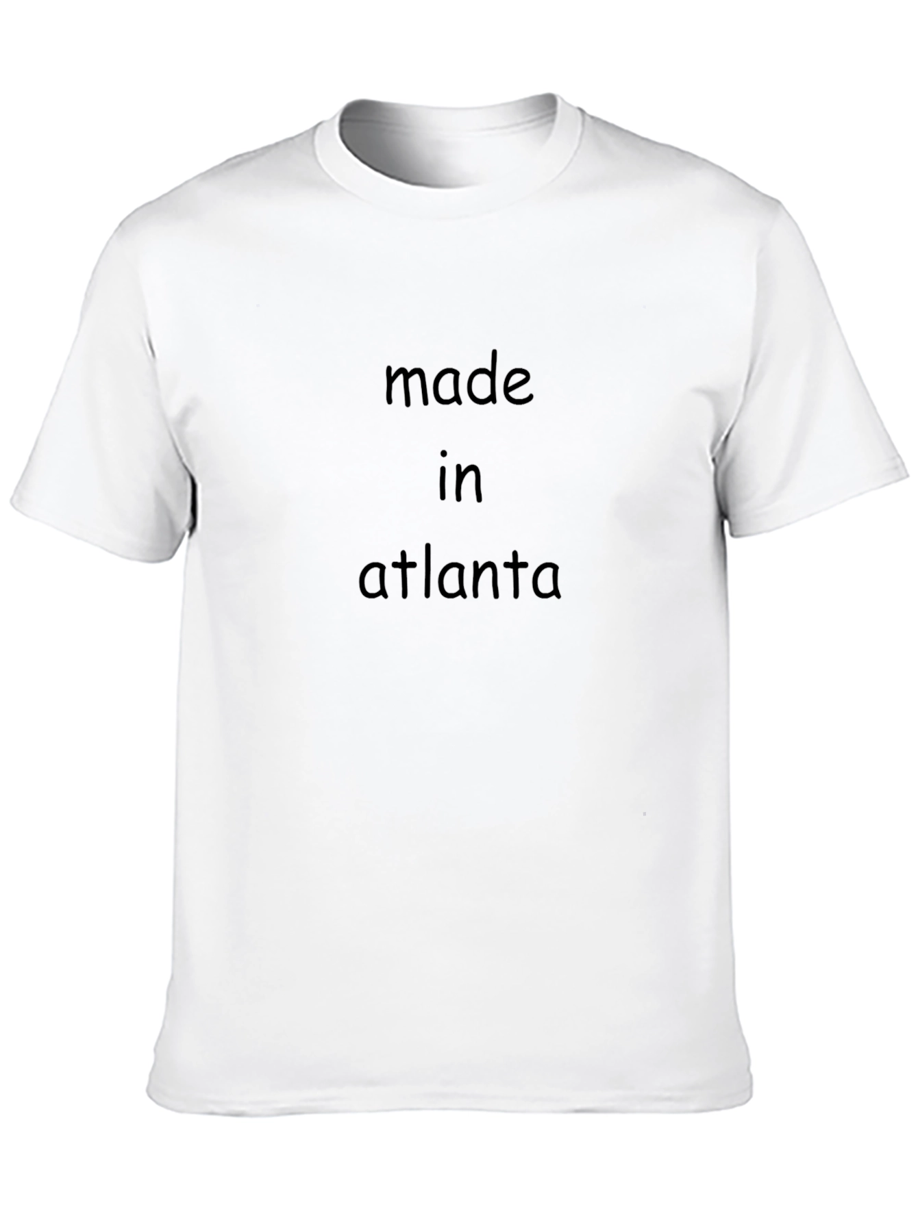 Black Made In Atlanta T-Shirt | Soft Cotton Blend view 10