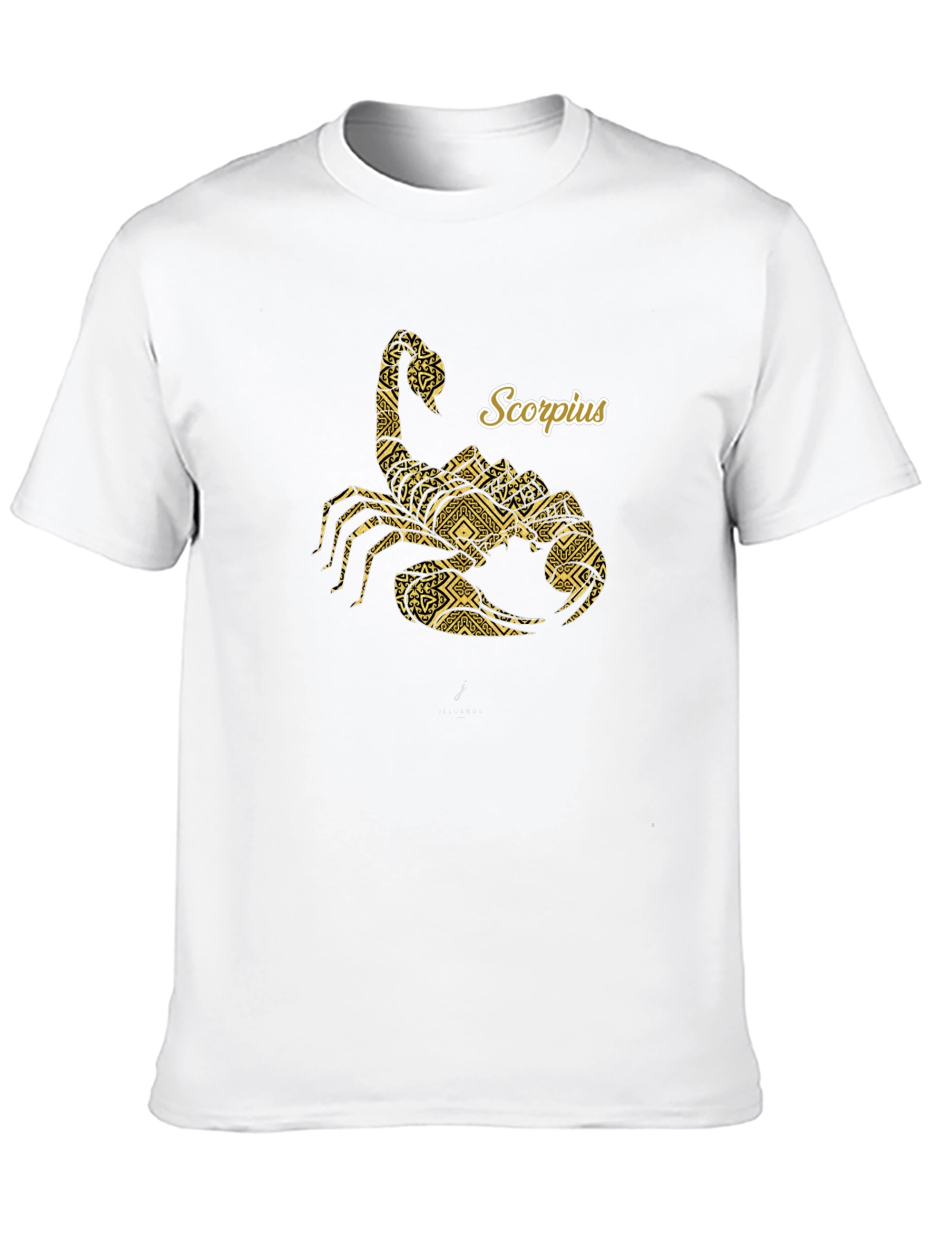 Black Scorpius Zodiac Graphic Tee - Black view 10