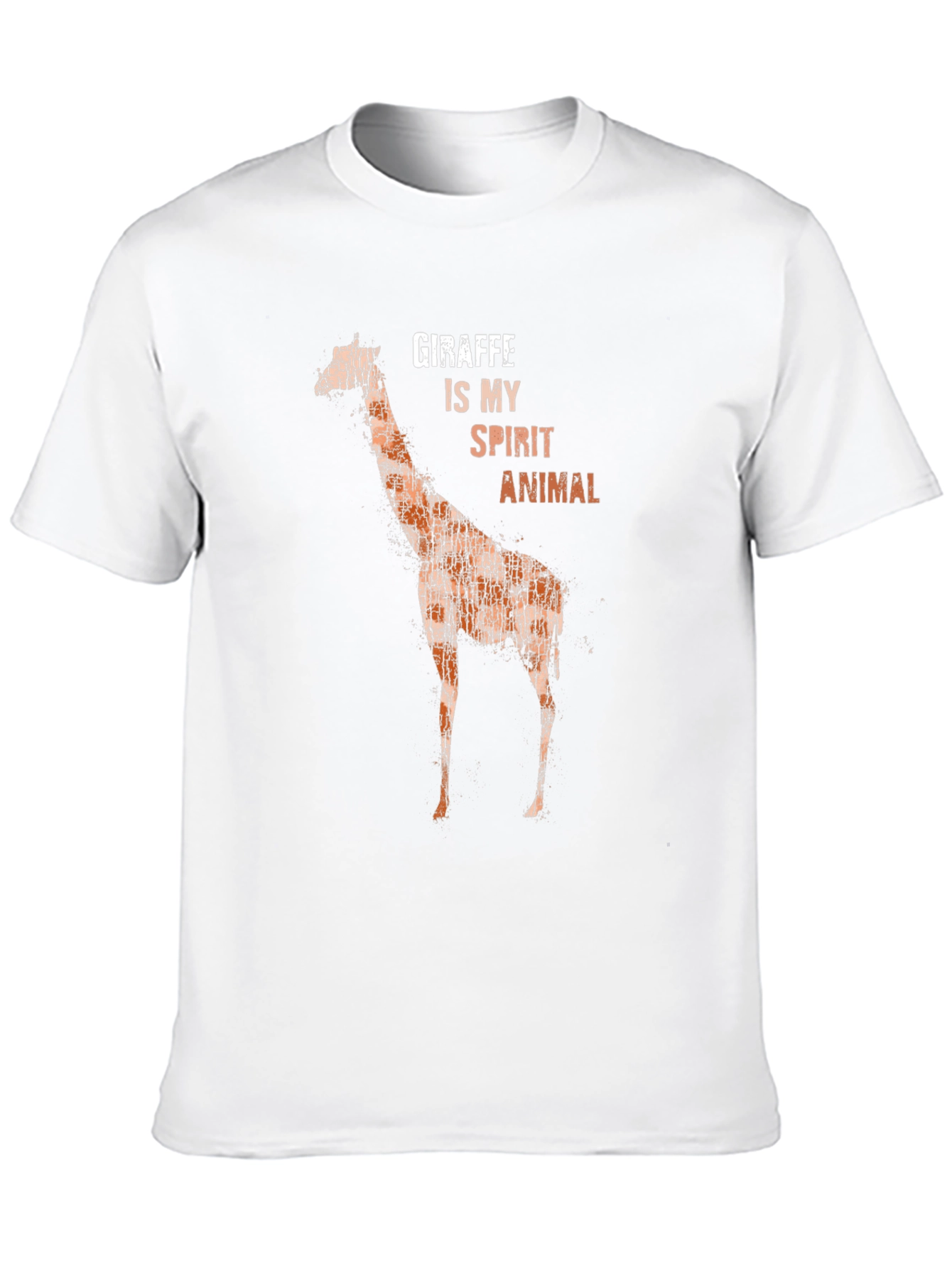 Black Giraffe Spirit Animal Graphic T-Shirt view 10