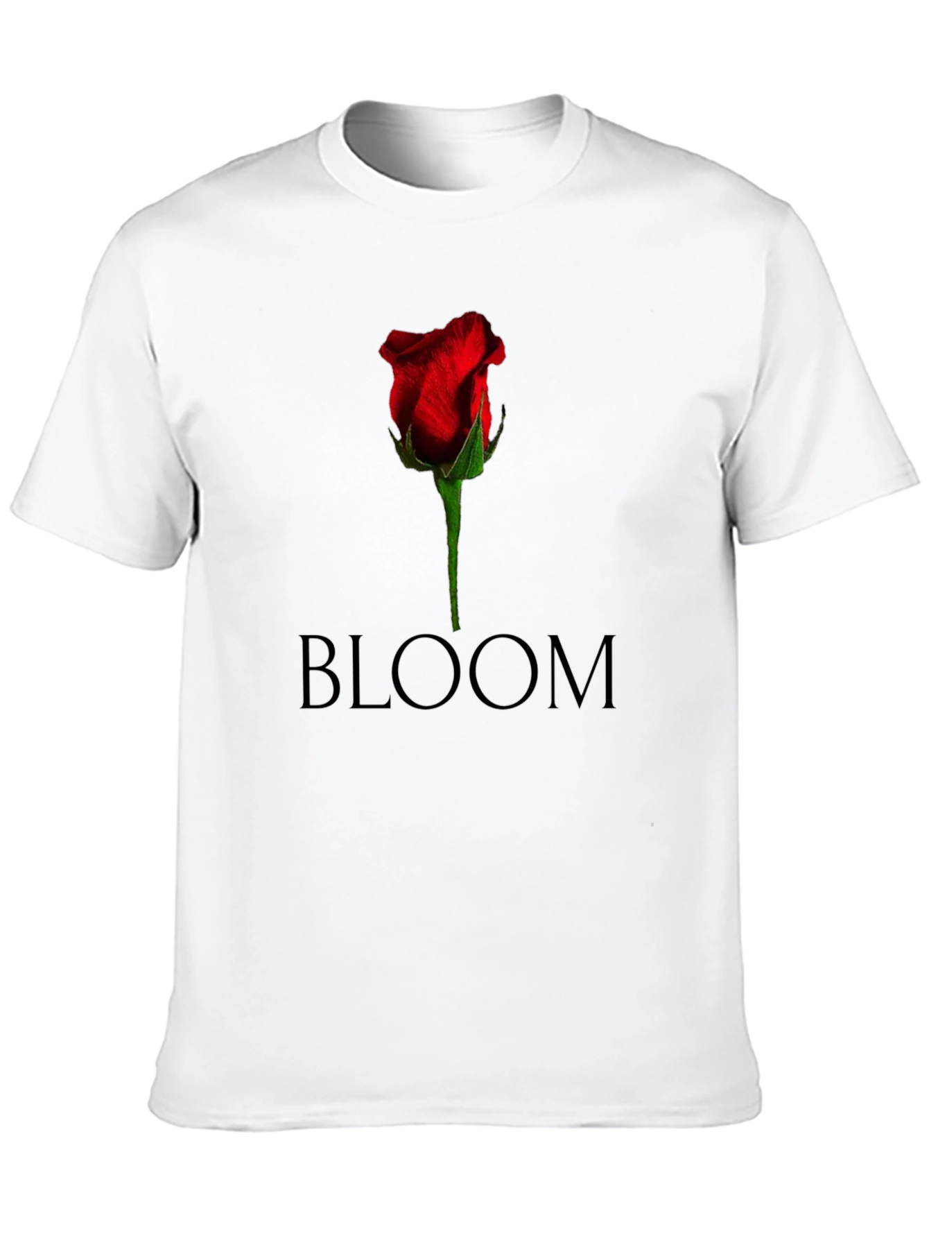 Black Bloom Rose Graphic Tee view 10