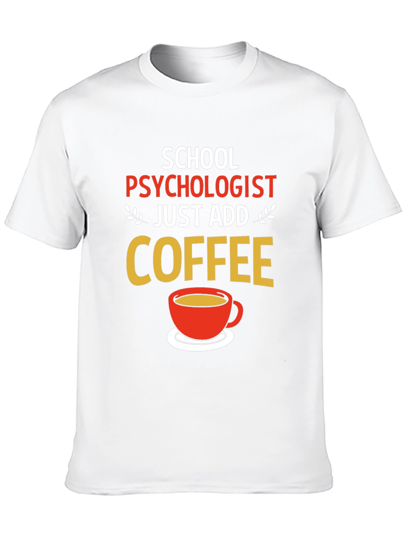 Black School Psychologist Coffee T-Shirt - Funny Gift view 10