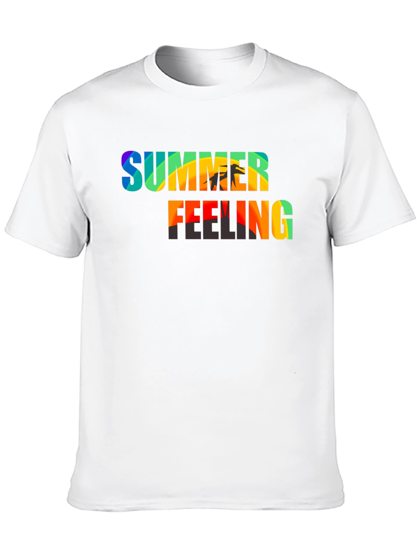 Black Summer Feeling Graphic Tee view 10