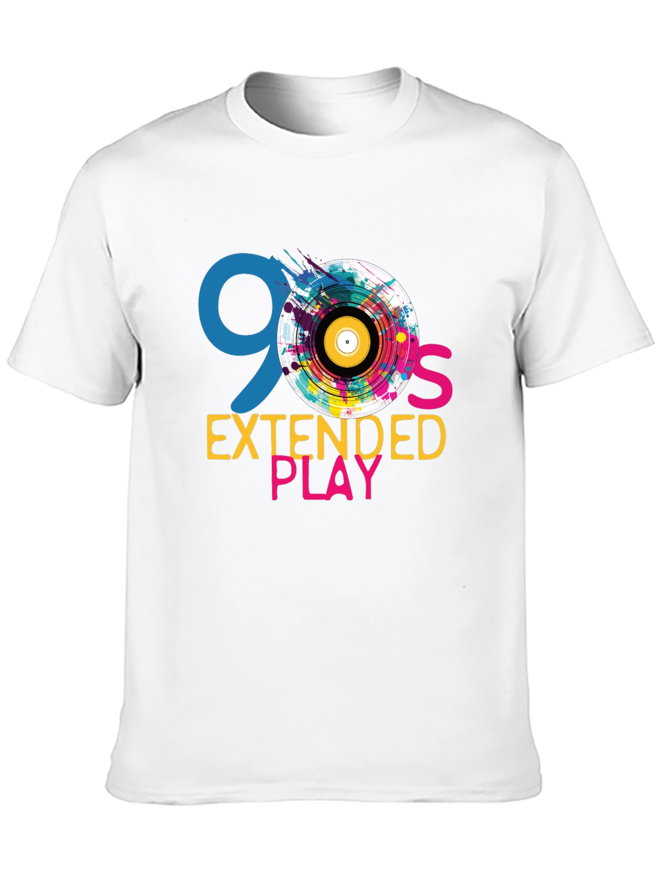 Black 90's Extended Play T-Shirt view 10