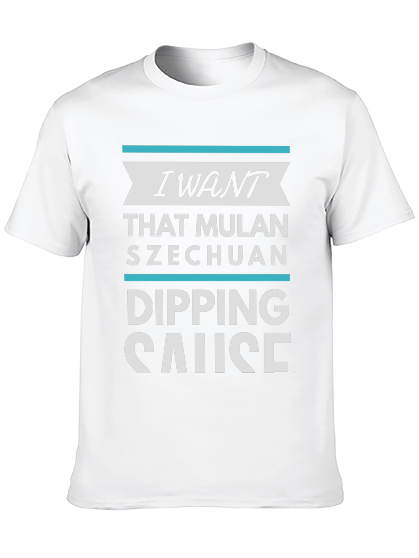 Black I Want Mulan Szechuan Dipping Sause T-Shirt view 10