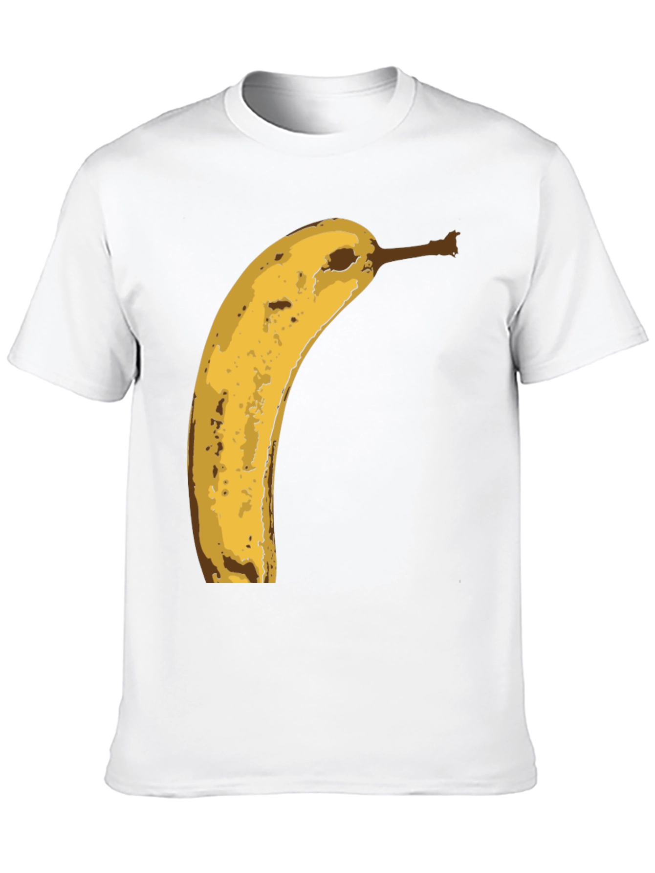 Black Banana Graphic Tee - Funny Fruit Print Shirt view 10