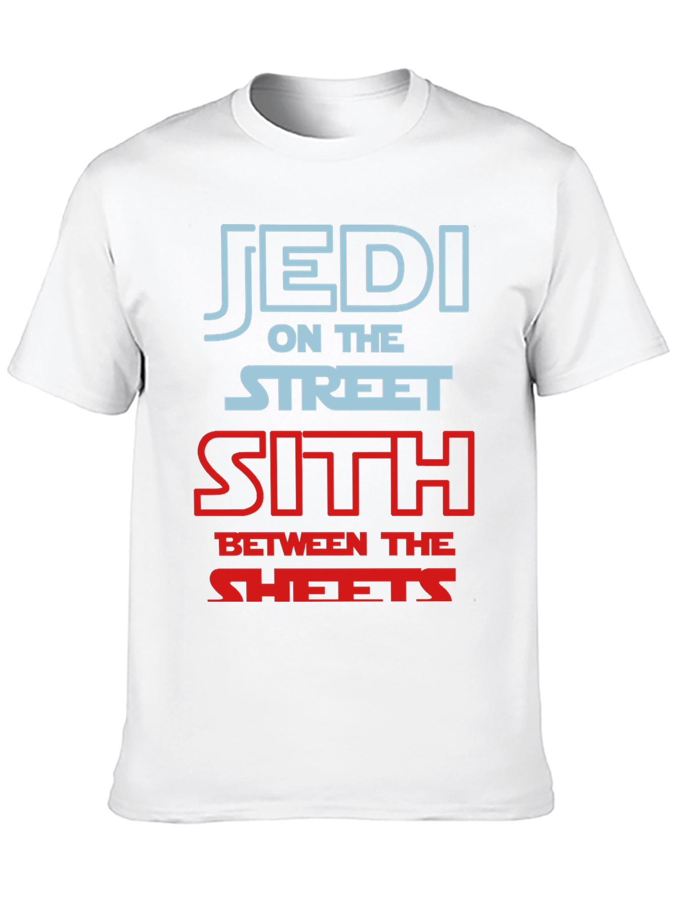 Black Jedi on the Street Sith in the Sheets T-Shirt view 10