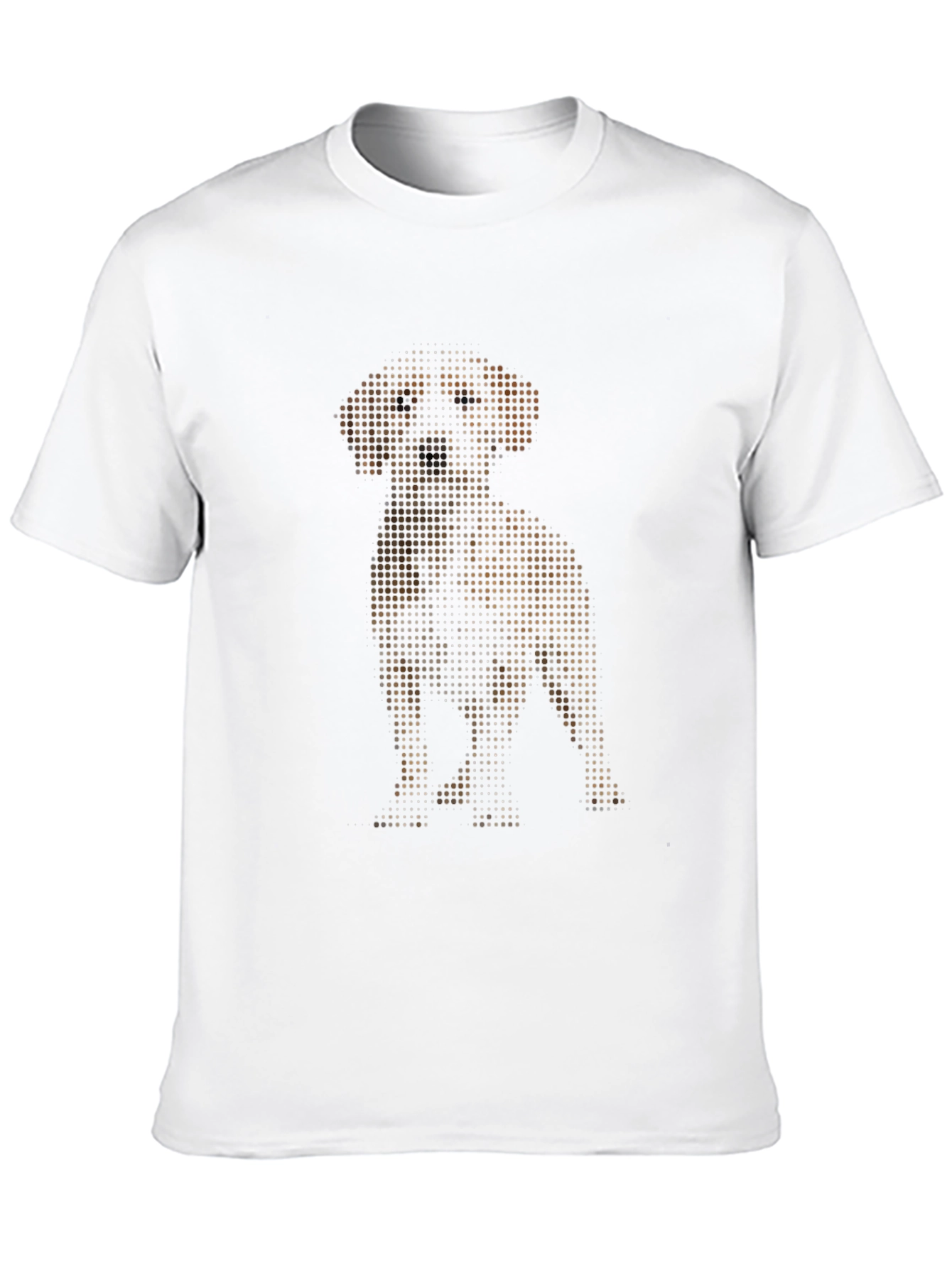Black Dog Graphic Print Black T-Shirt for Men view 10
