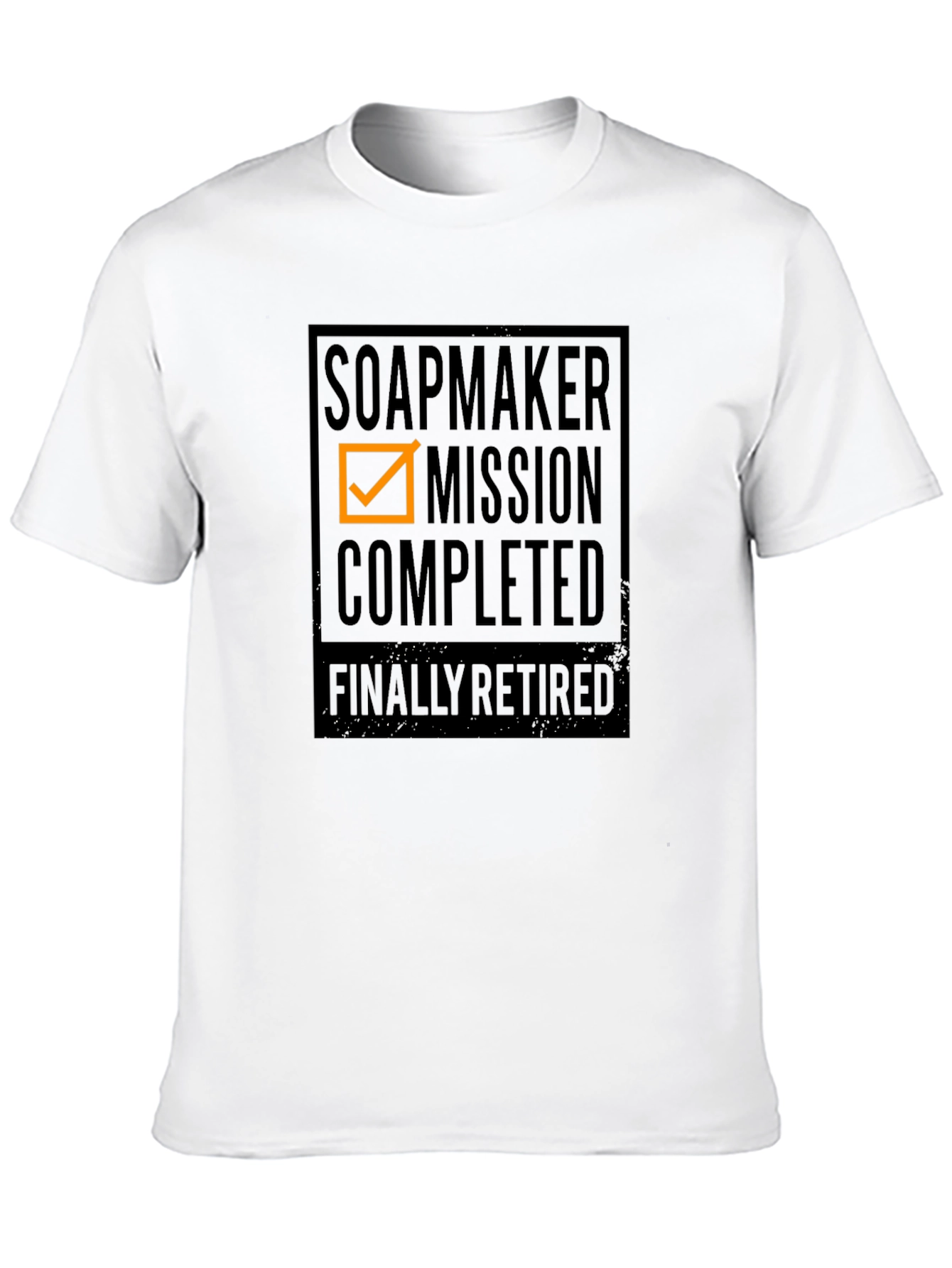 Black Soapmaker Mission Completed Retirement T-Shirt view 10
