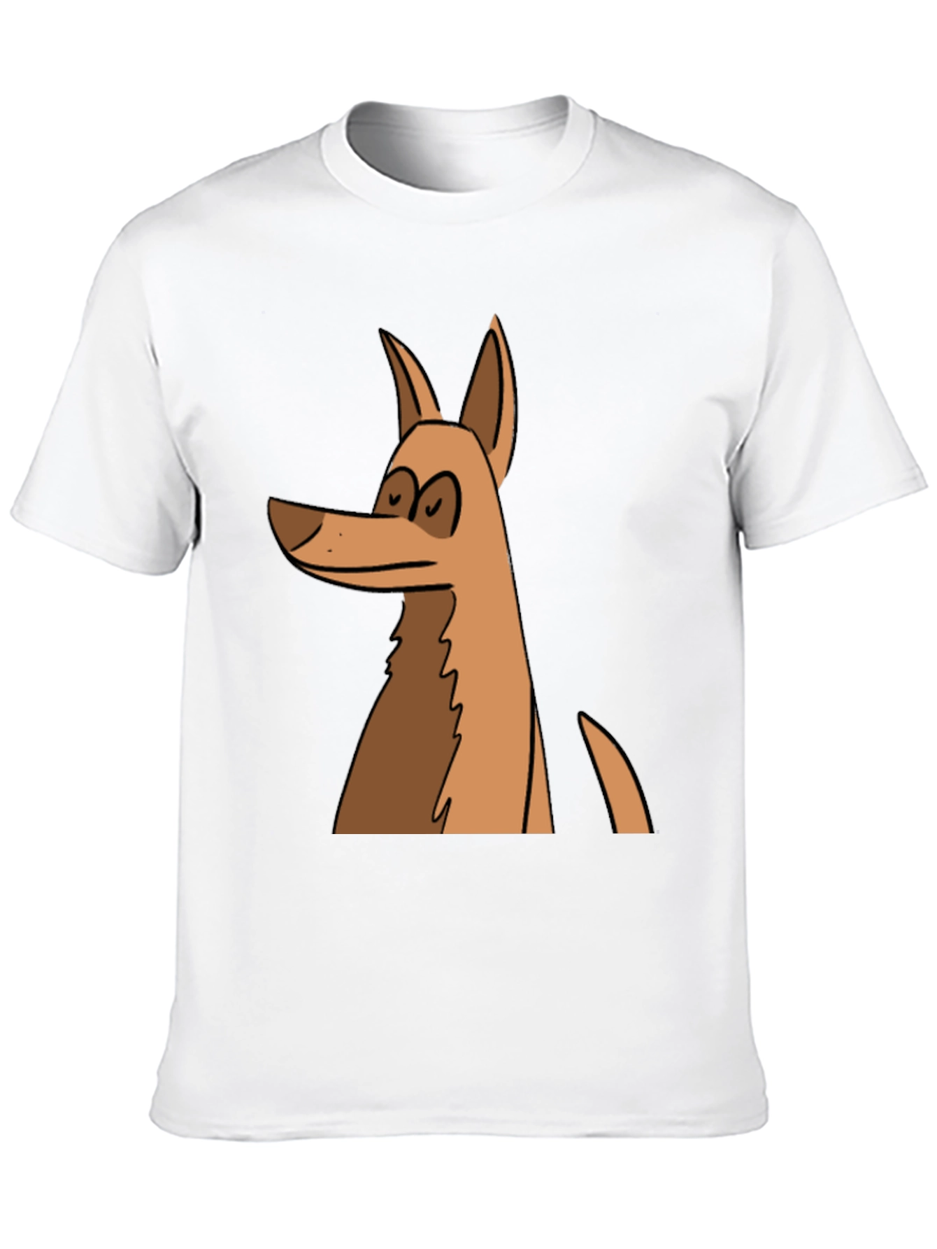 Black Funny Dog Graphic Tee - Black Unisex T-Shirt view 10