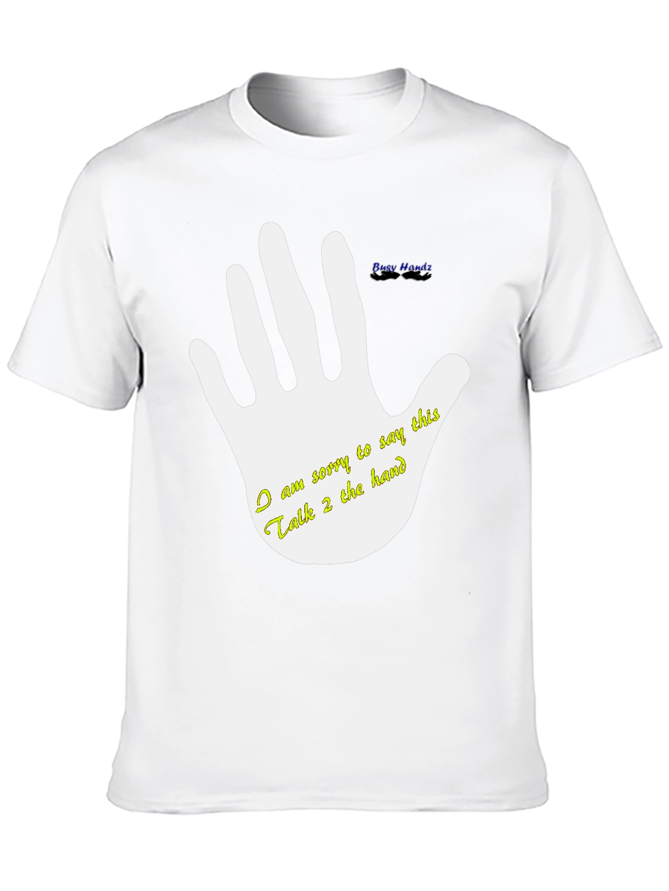 Black Talk to the Hand Graphic T-Shirt view 10