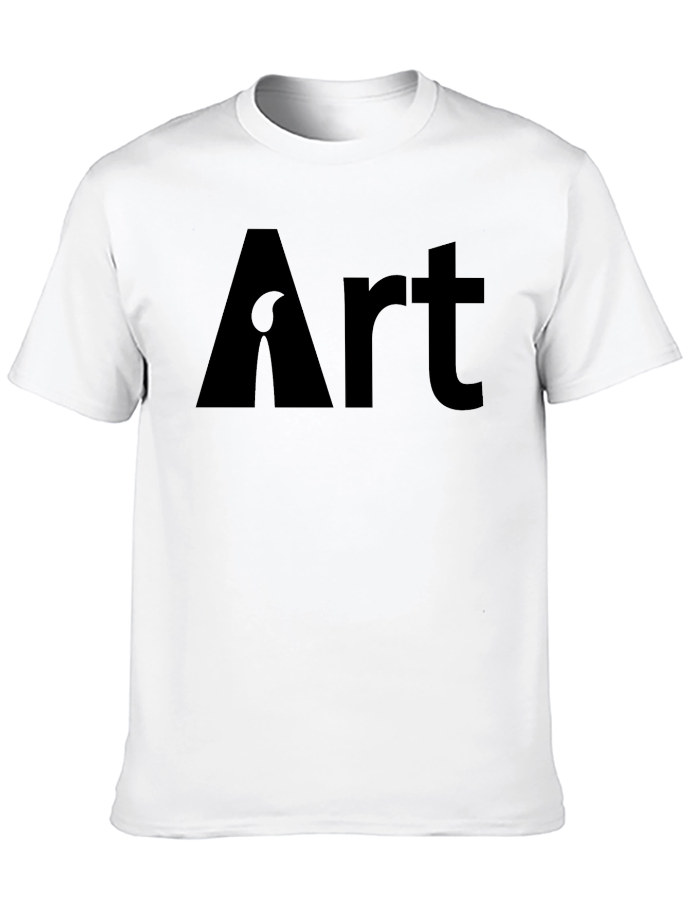 Black Art Graphic Tee - Stylish Black T-Shirt view 10