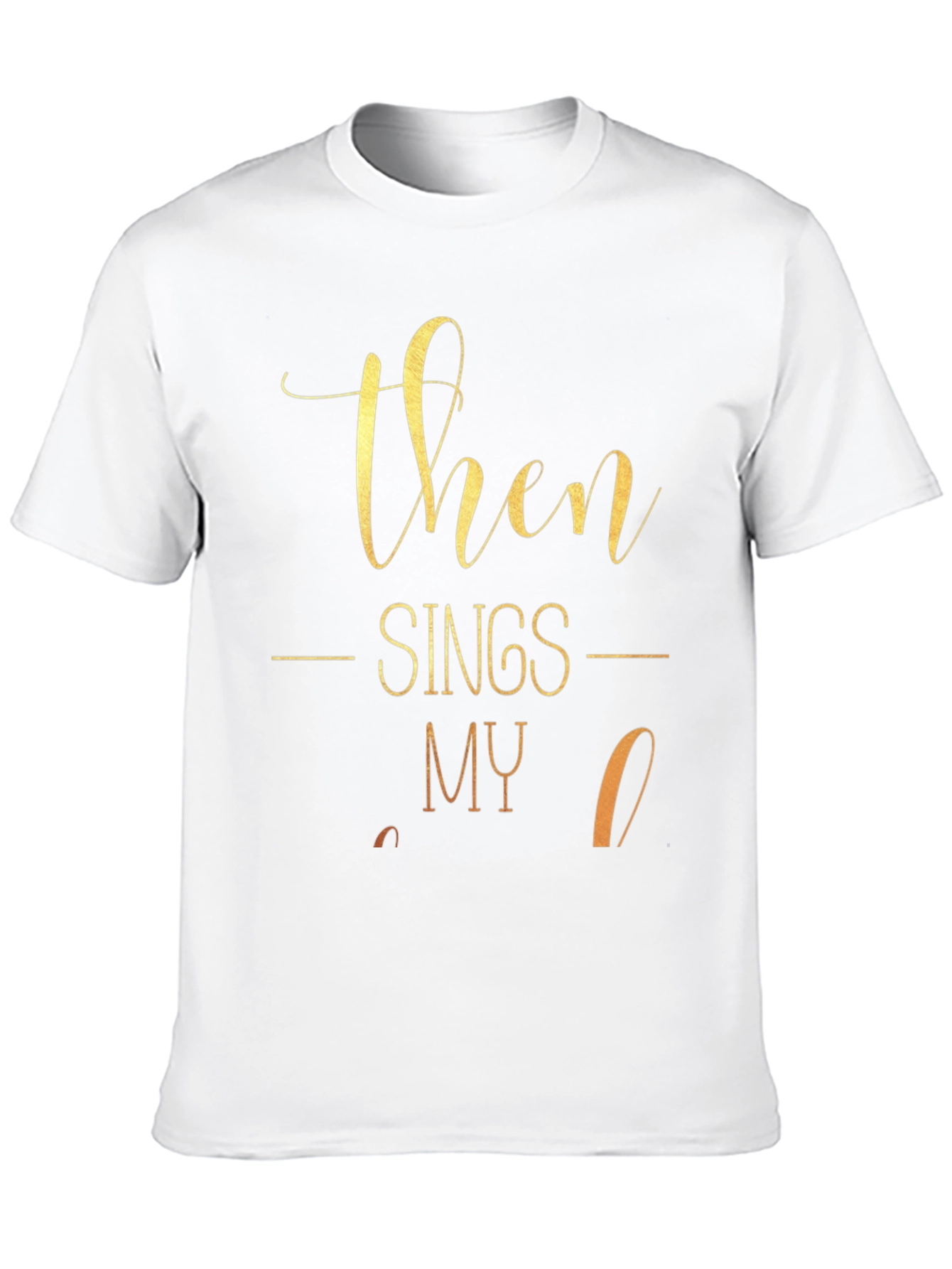 Black Then Sings My Soul T-Shirt - Black view 10