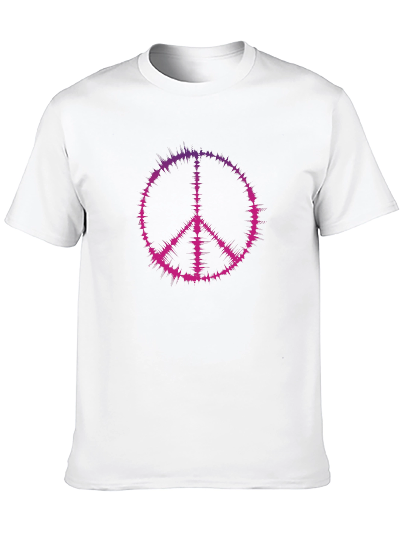 Black Peace Sign Graphic Tee - Black view 10