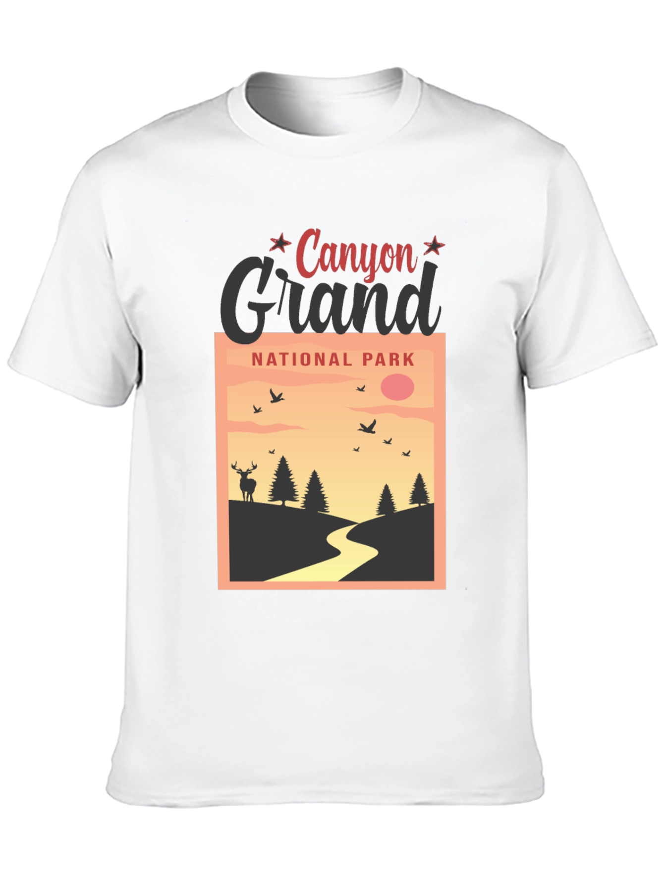 Black Grand Canyon National Park Black T-Shirt view 10