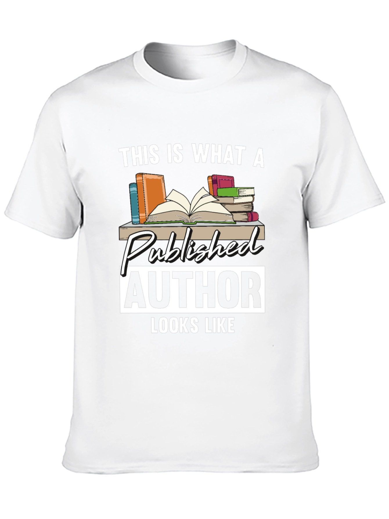 Black Published Author T-Shirt: Literary Gift for Writers view 10
