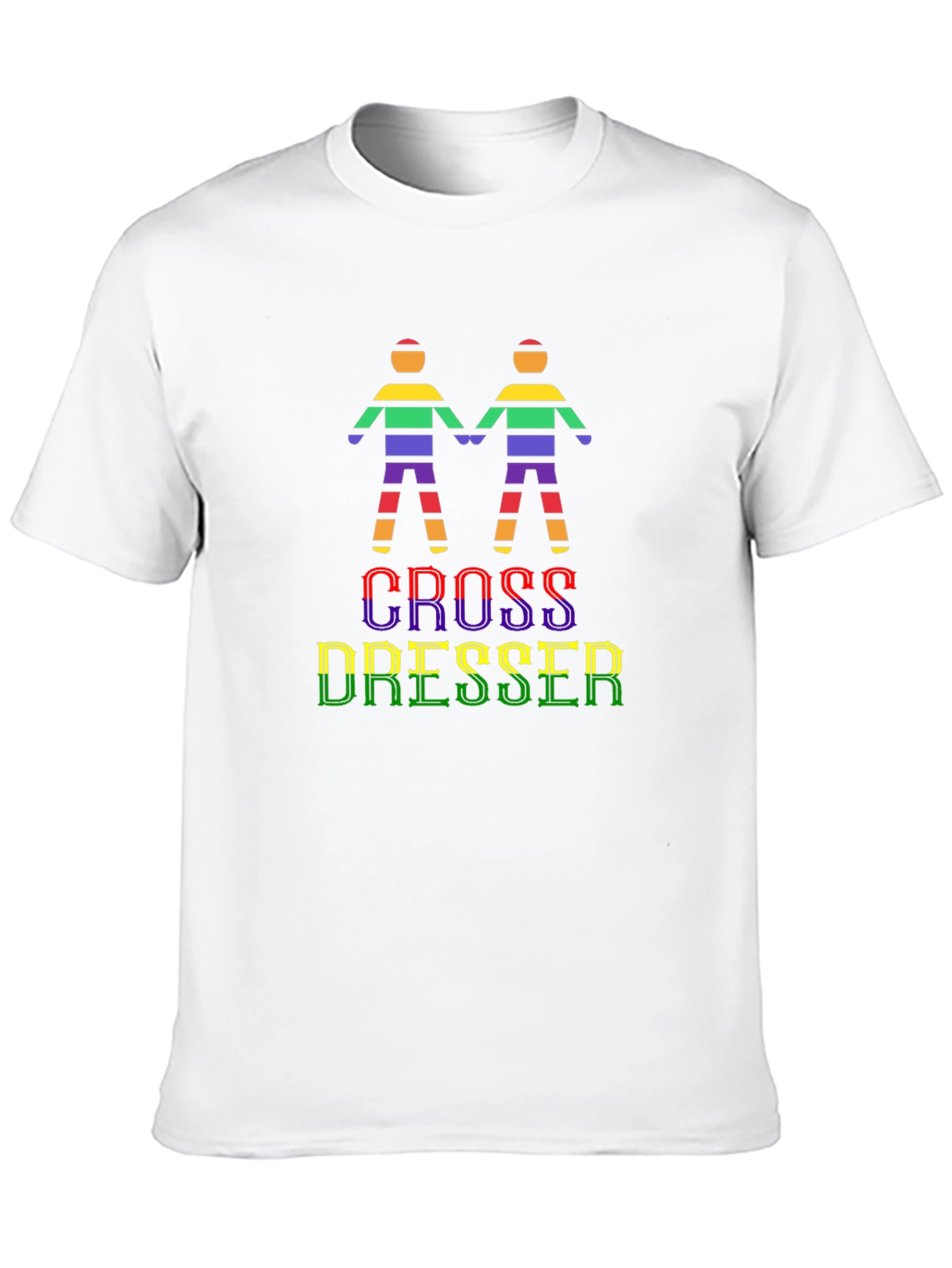 Black Cross Dresser Pride T-Shirt - LGBTQ+ Graphic Tee view 10
