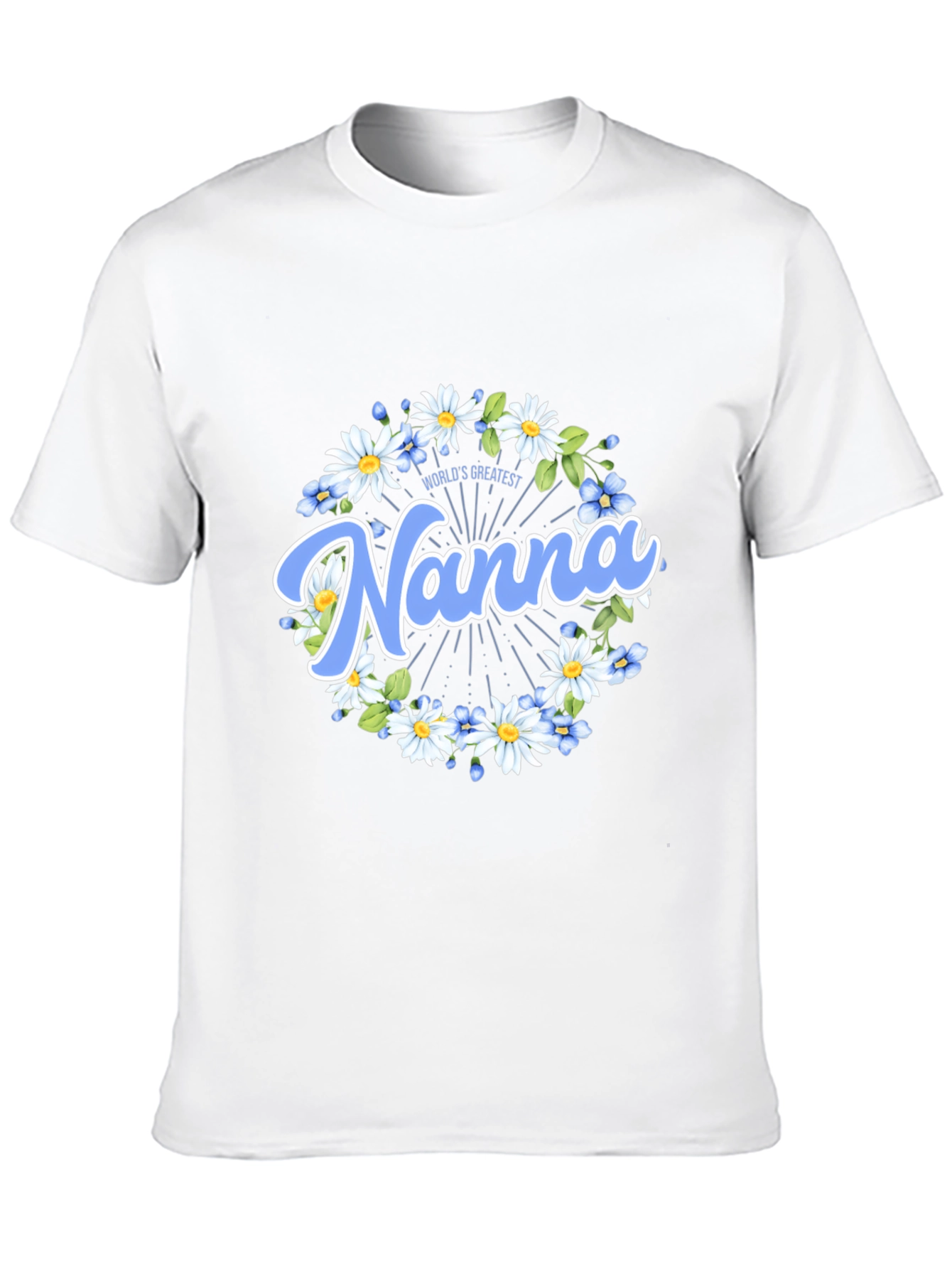 Black World's Greatest Nanna Graphic T-Shirt view 10