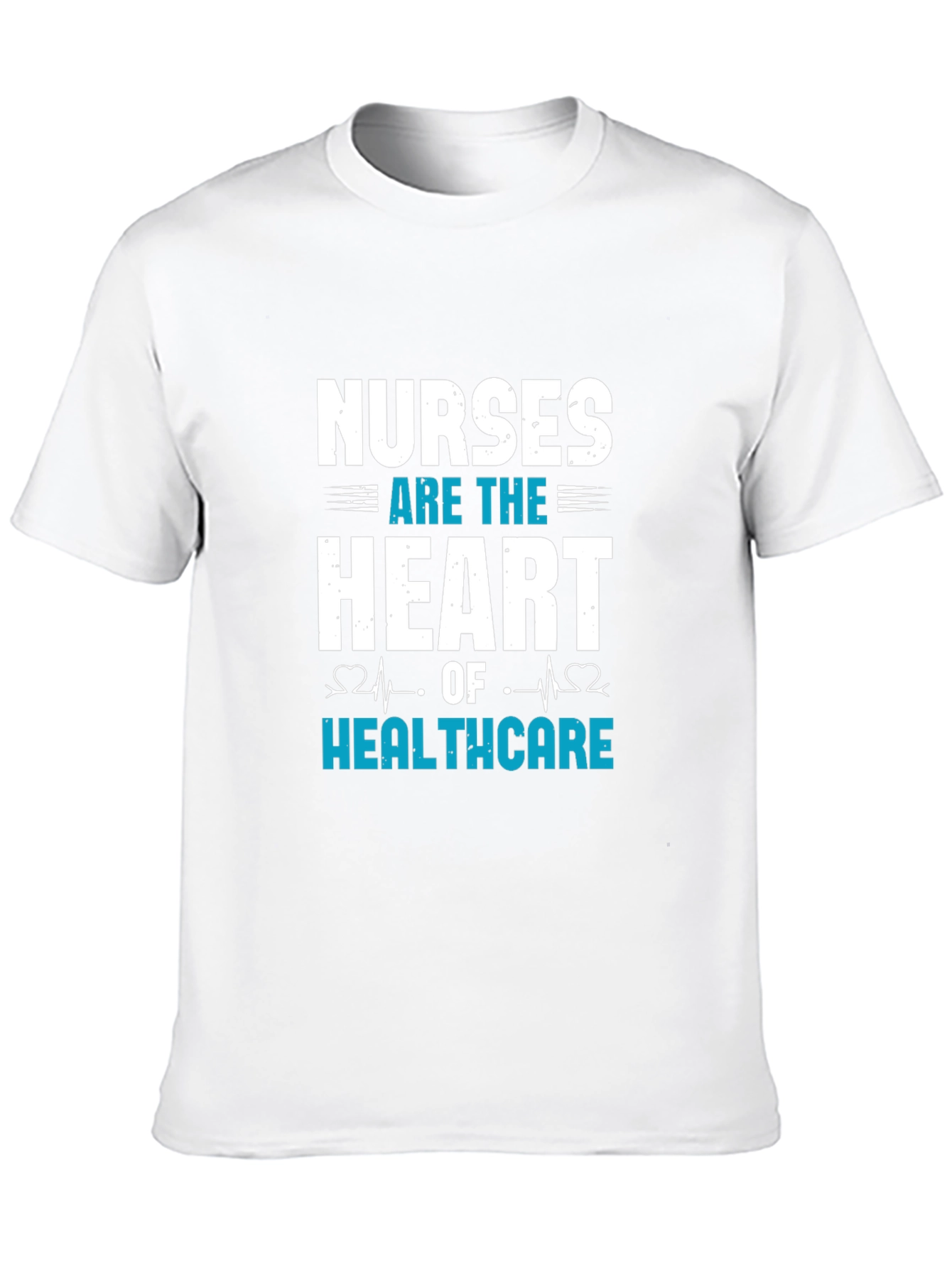 Black Nurses Heart of Healthcare Graphic T-Shirt view 10