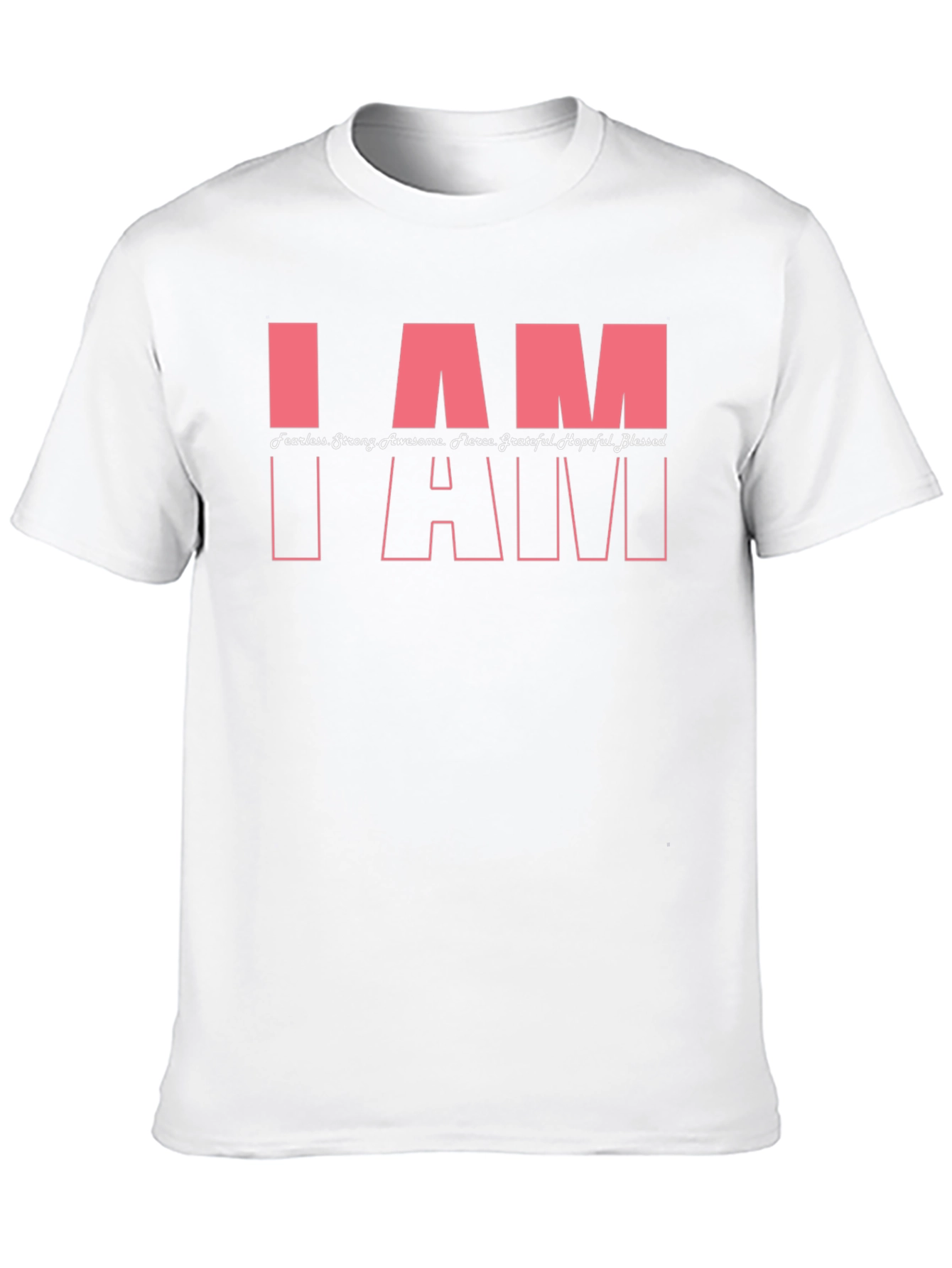 Black Empowering I AM T-Shirt - Black view 10