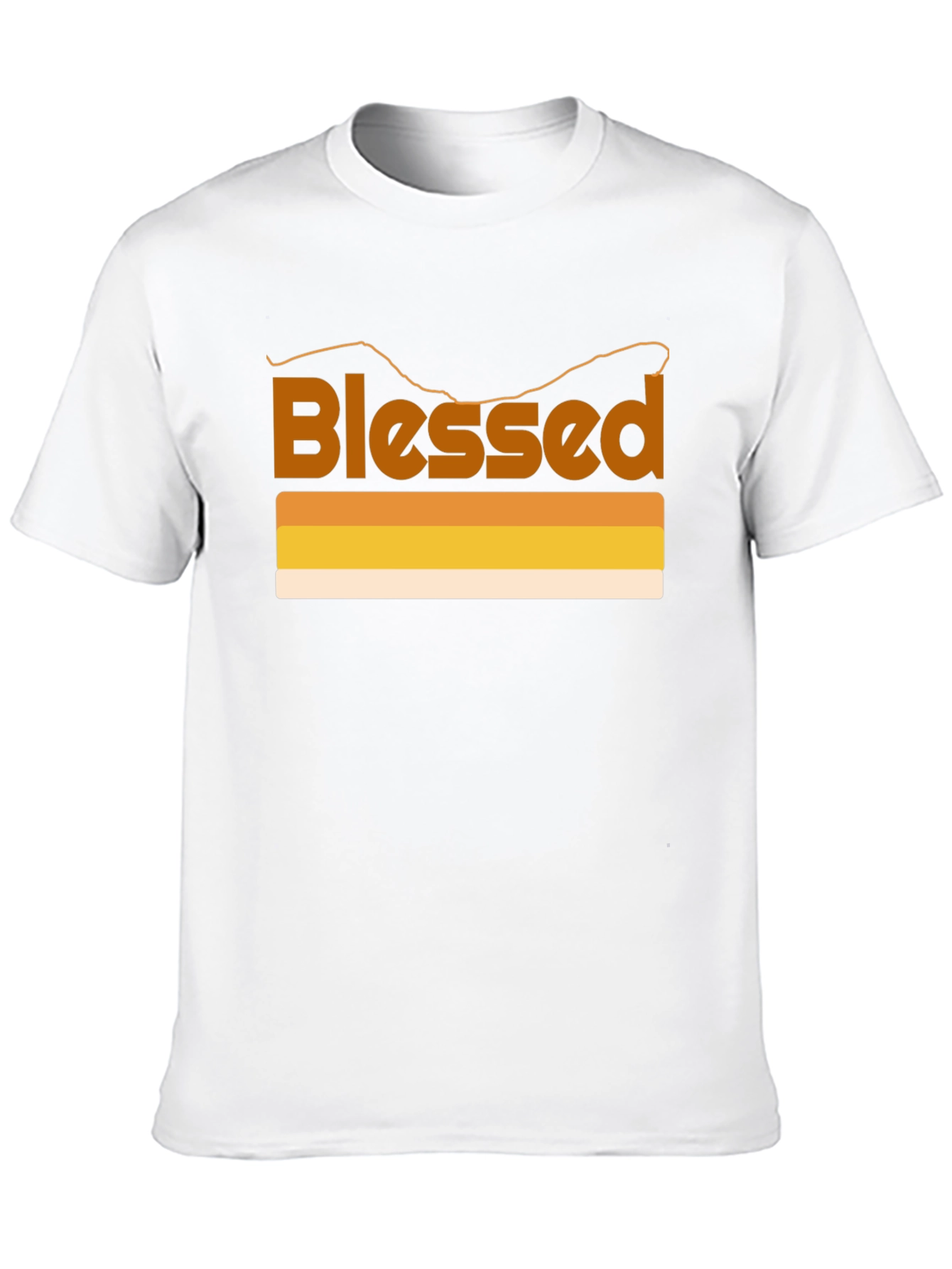 Black Blessed Graphic T-Shirt - Retro Style view 10