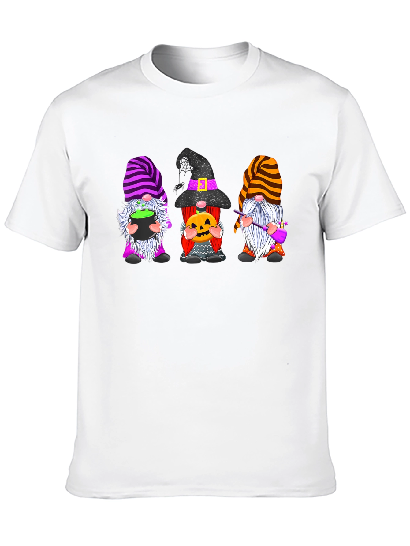 Black Halloween Gnome T-Shirt view 10
