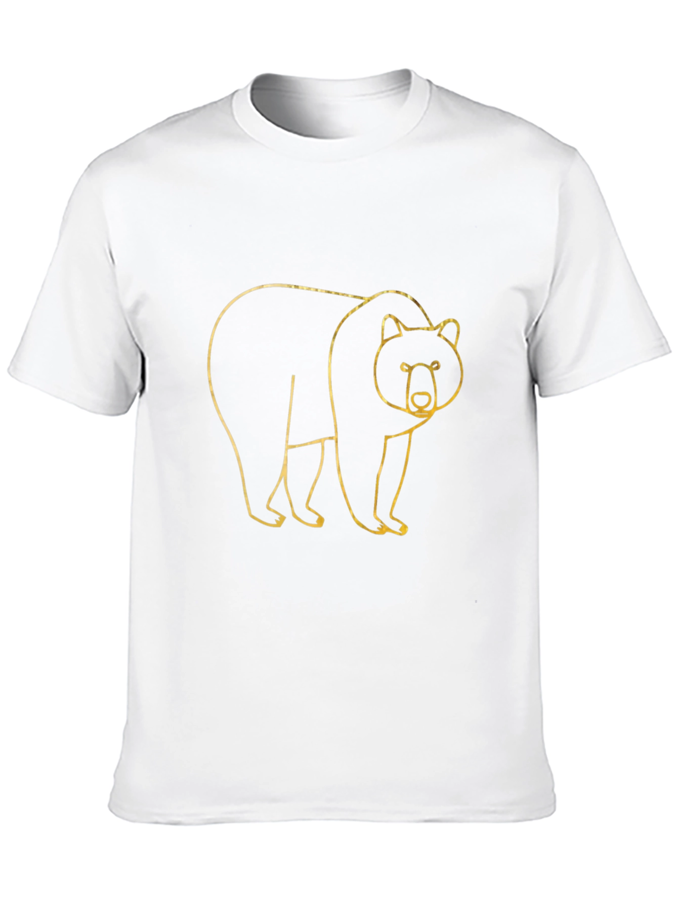 Black Bear Outline Graphic Tee - Black view 10
