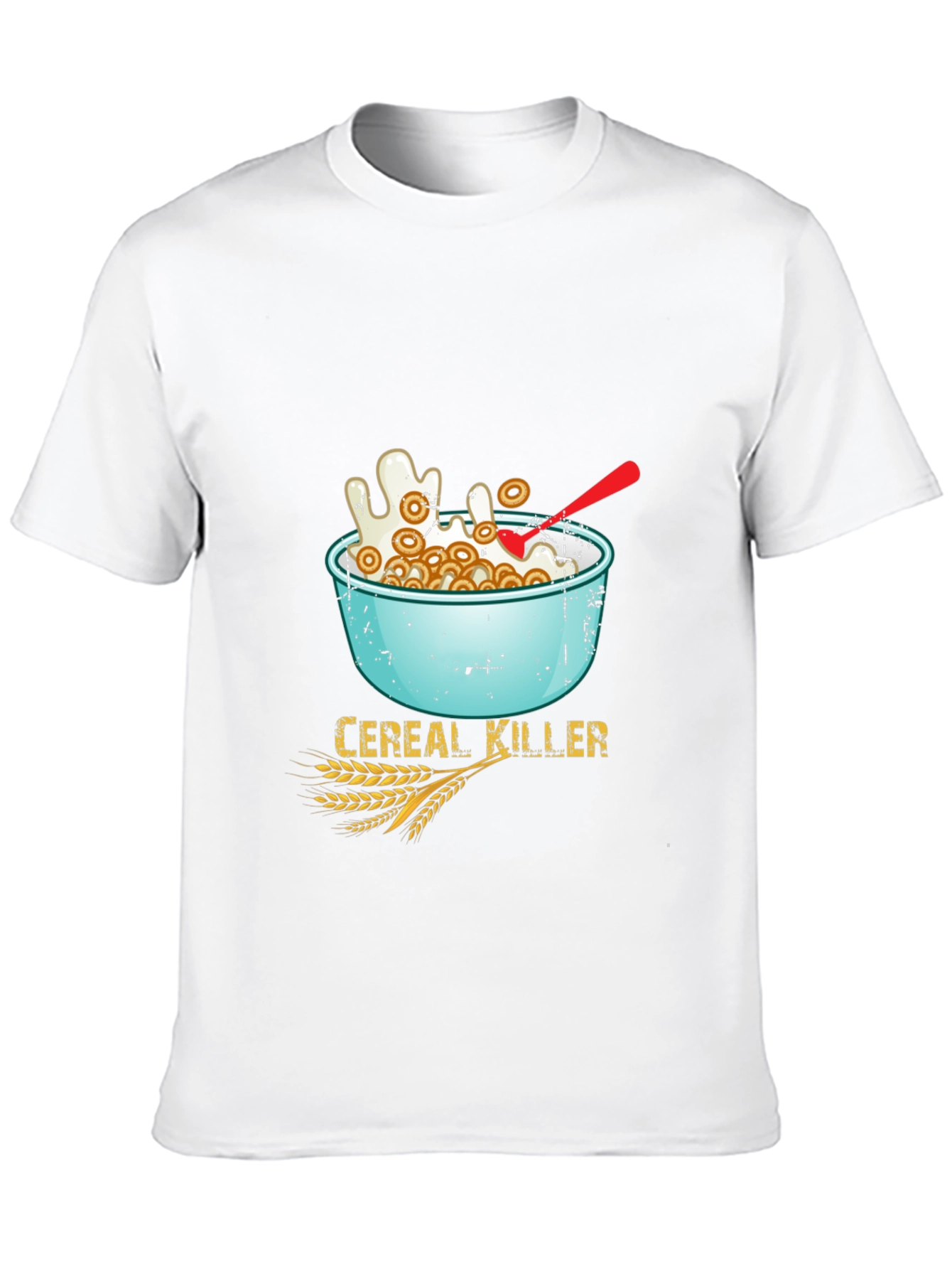 Black Cereal Killer T-Shirt - Funny Breakfast Pun Tee view 10