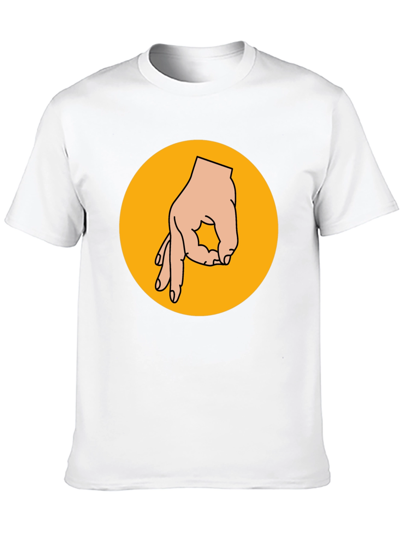 Black Circle Game T-Shirt - Black Graphic Tee view 10