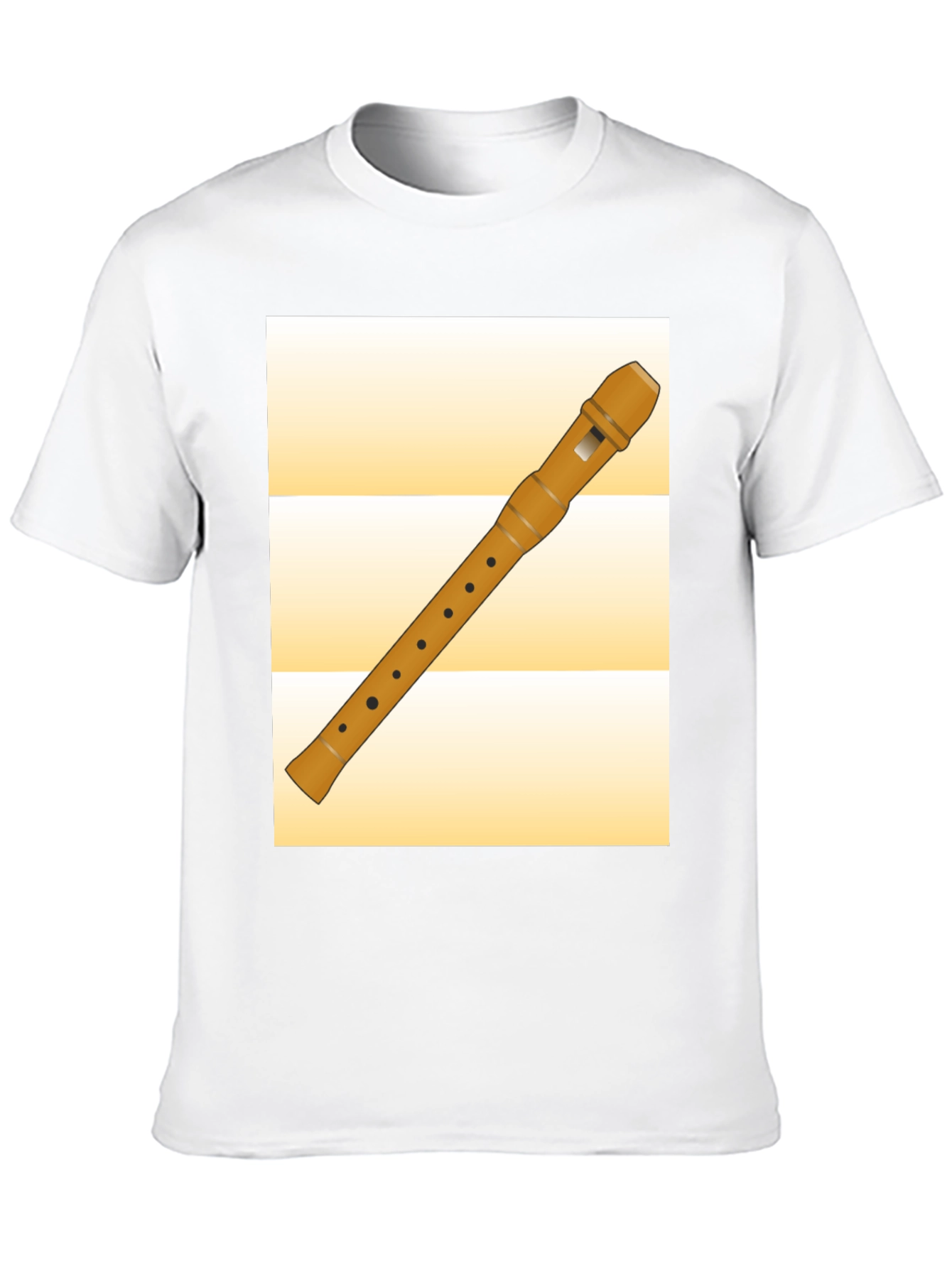 Black Recorders Instrument T-Shirt view 10