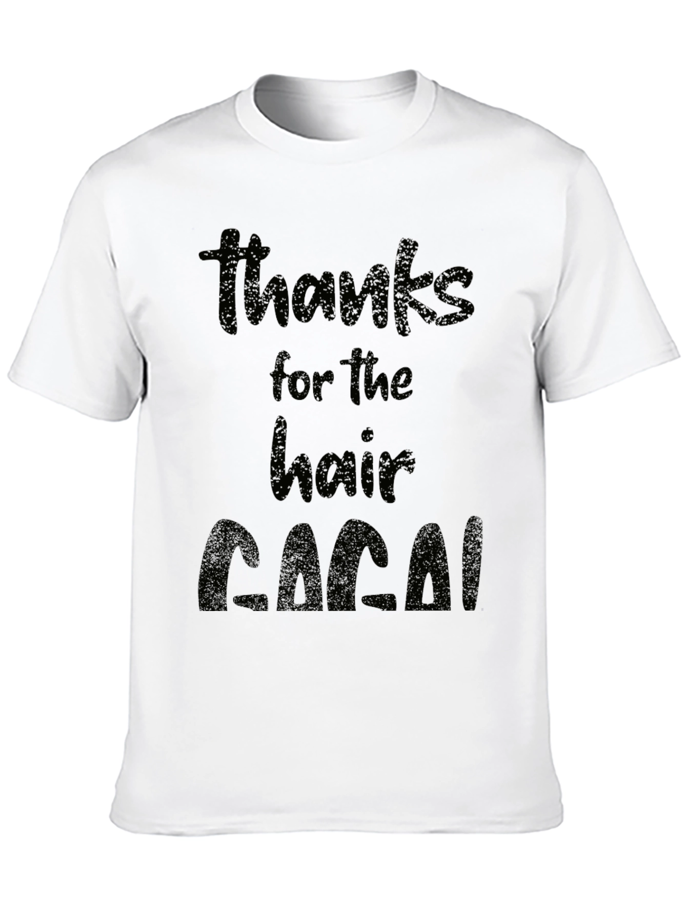 Black Thanks for the Hair T-Shirt - Funny Dad Gift view 10