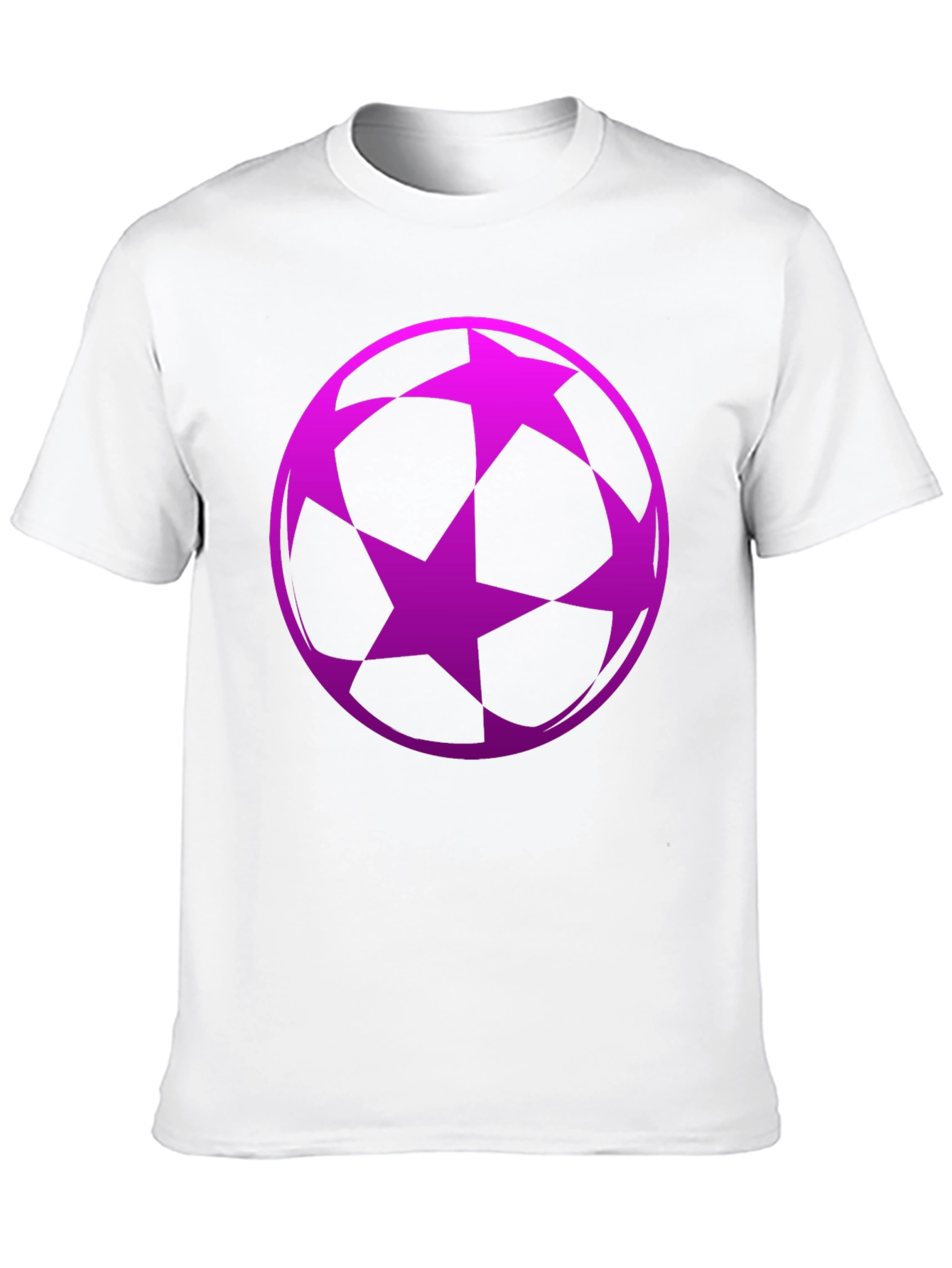 Black Soccer Star Graphic Tee - Black view 10