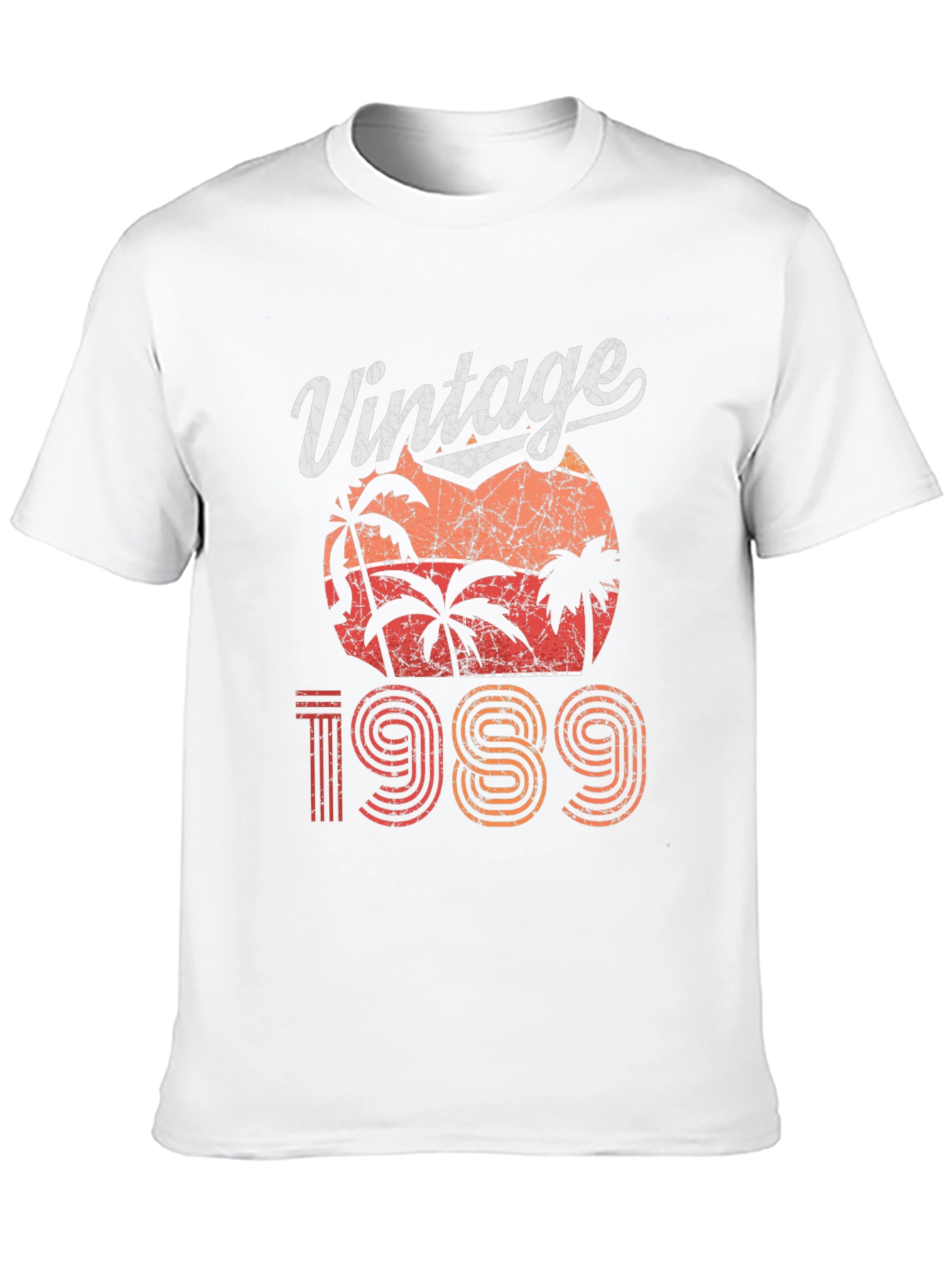Black Vintage 1989 Palm Tree Graphic T-Shirt view 10