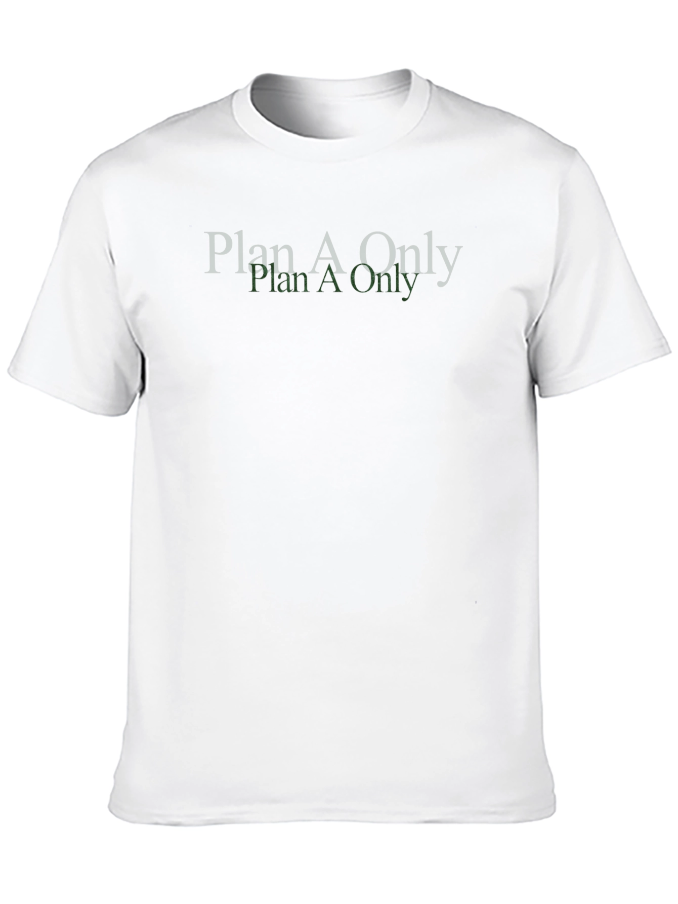 Black Plan A Only Graphic Tee - Casual Style view 10